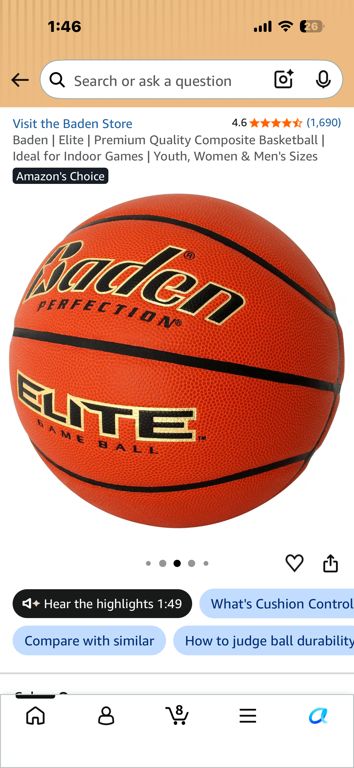 Baden | Elite | Premium Quality Composite Basketball |