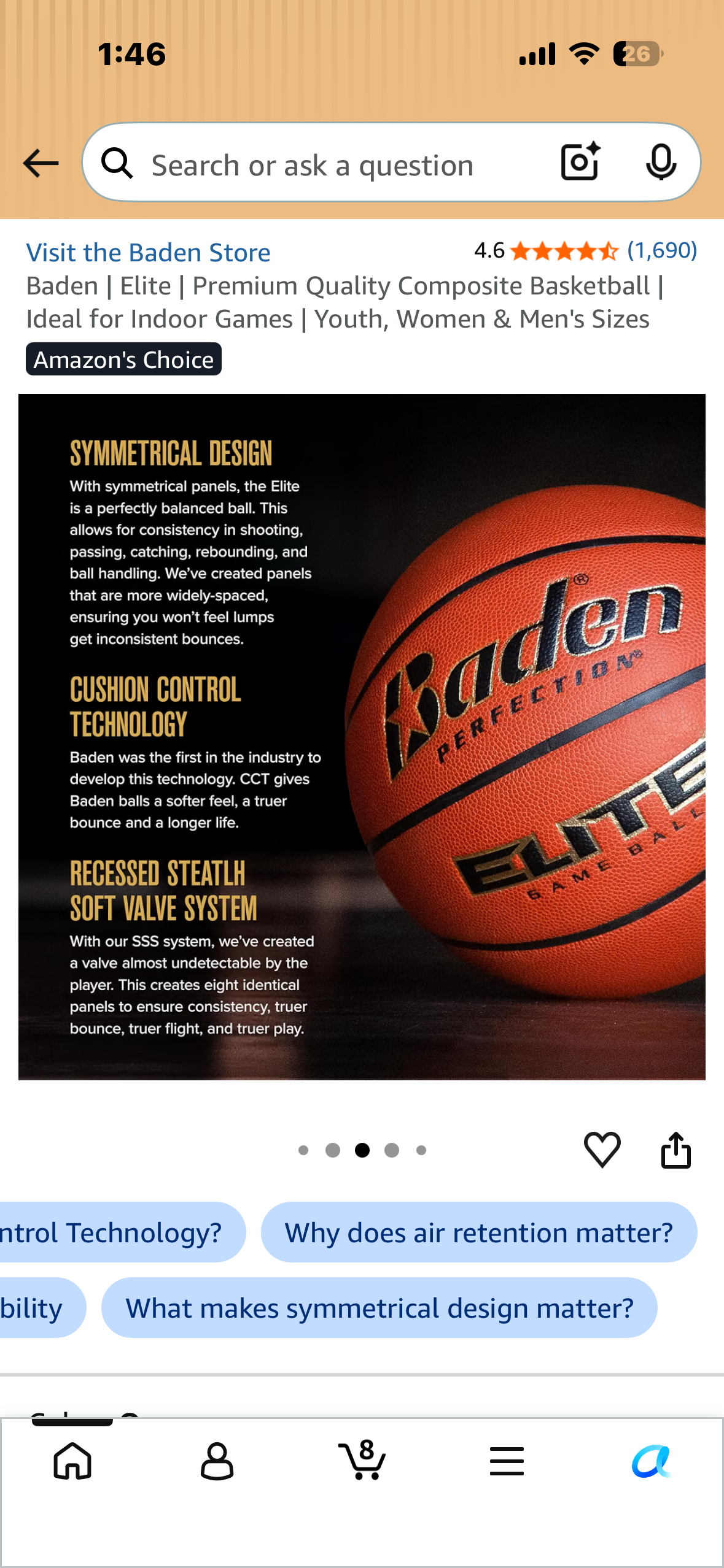Baden | Elite | Premium Quality Composite Basketball |