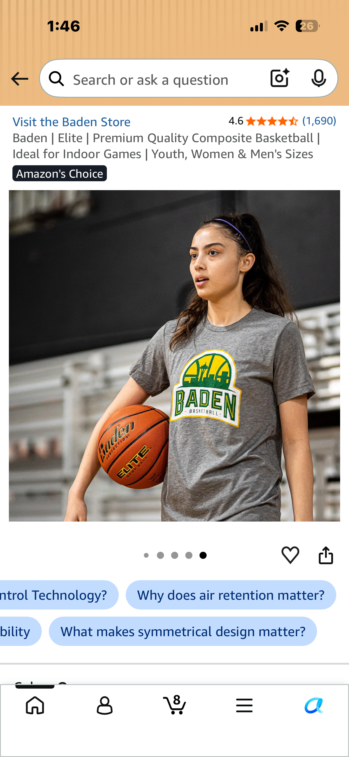 Baden | Elite | Premium Quality Composite Basketball |