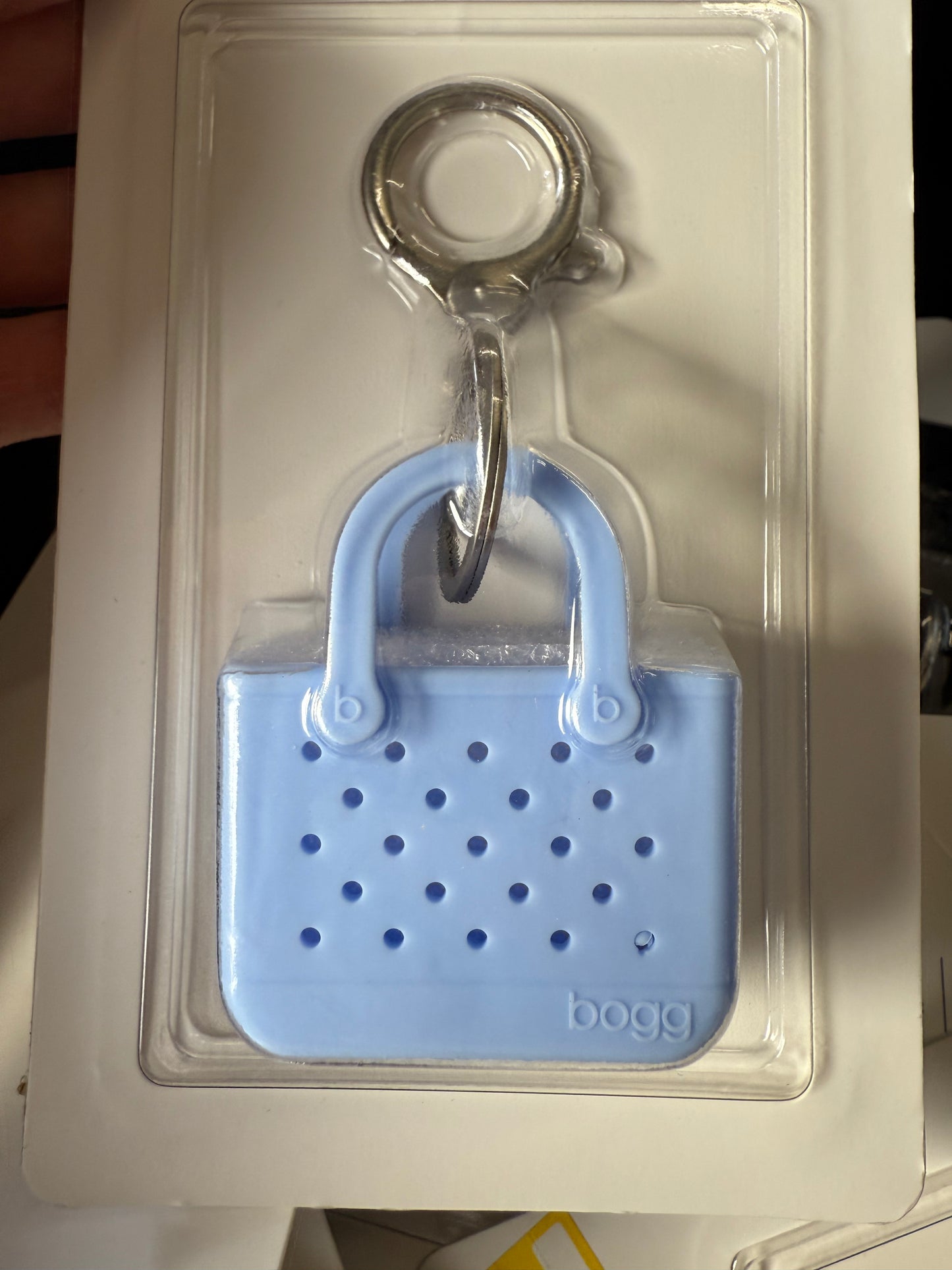 Tiny Tote Keychain Blue
