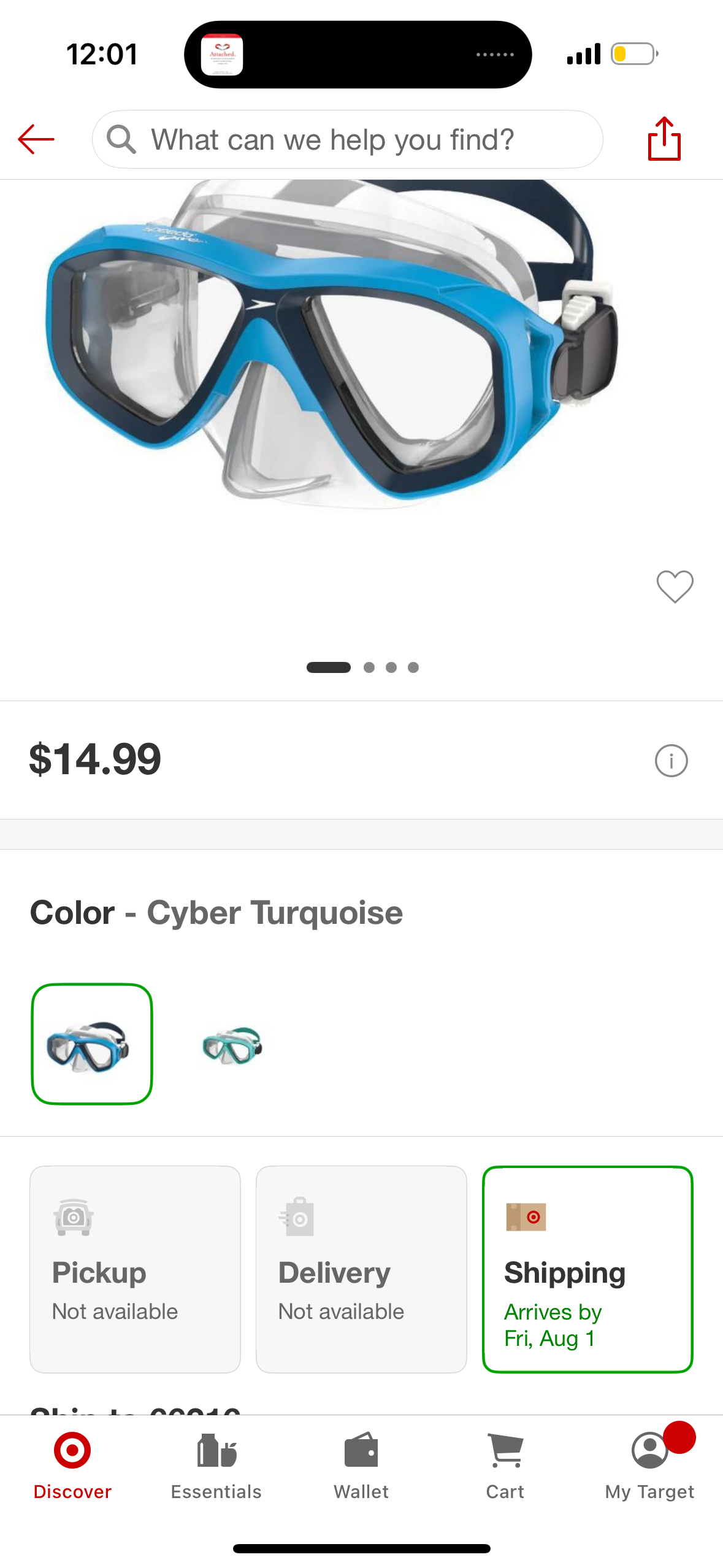 Speedo Kids' Surf Gazer Swim Mask - Teal/Clear: Snorkeling, Anti-Fog Lens, Ages 3-6