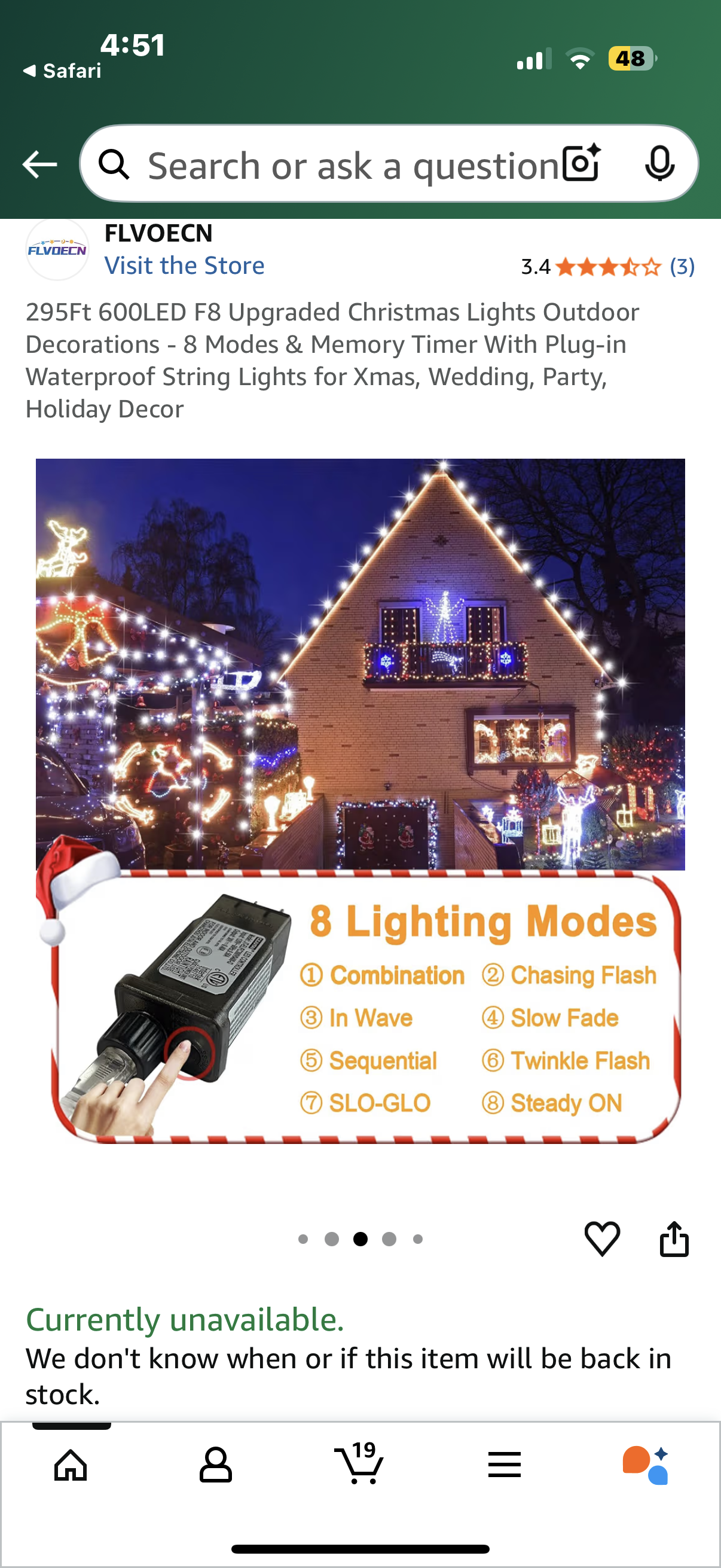 295Ft 600LED F8 Upgraded Christmas Lights Outdoor Decorations - 8 Modes & Memory Timer With Plug-in Waterproof String Lights for Xmas, Wedding, Party, Holiday Decor