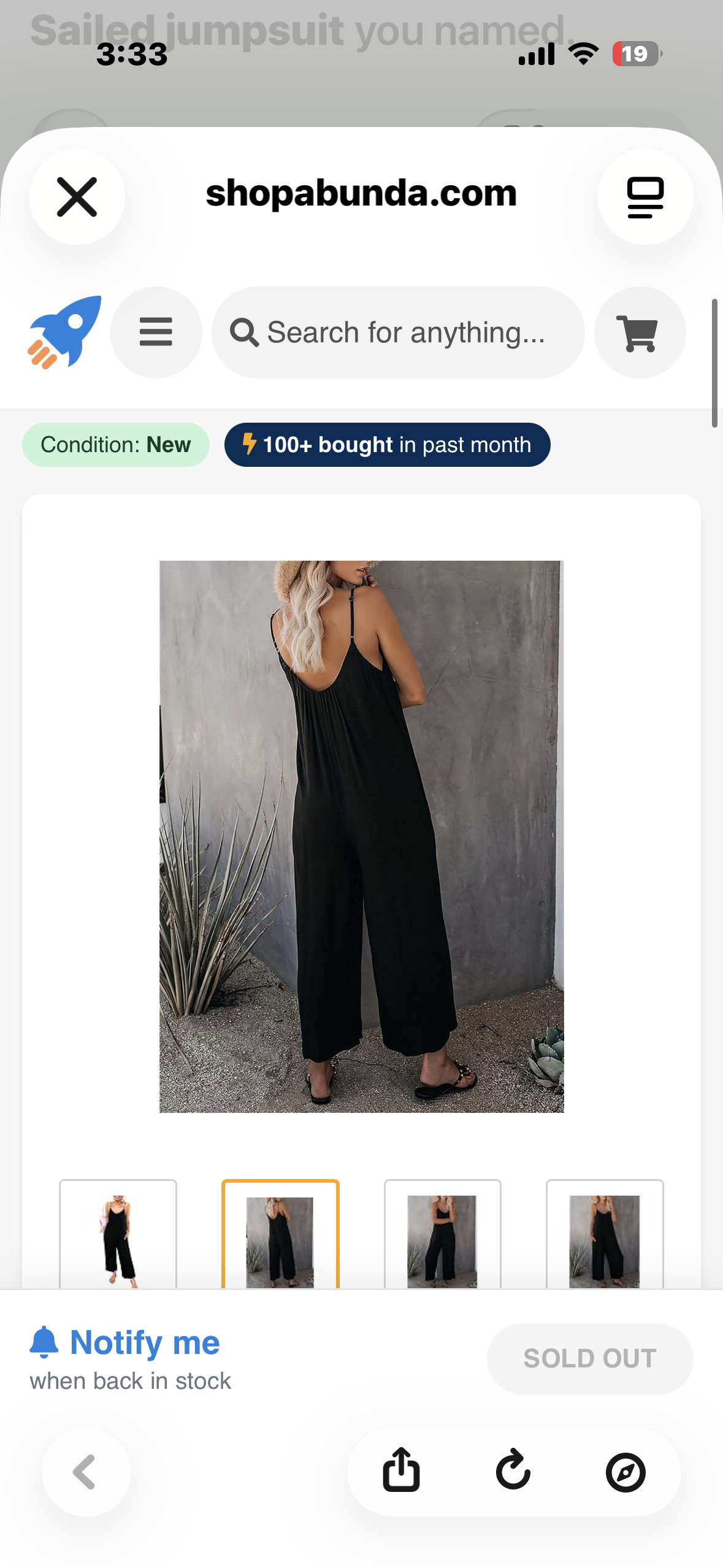 Happy Sailed Women’s Casual Jumpsuit, Loose Overalls, Summer Sleeveless,Stretchy, Wide Leg, Long Pants Romper with Pockets (Size XL)