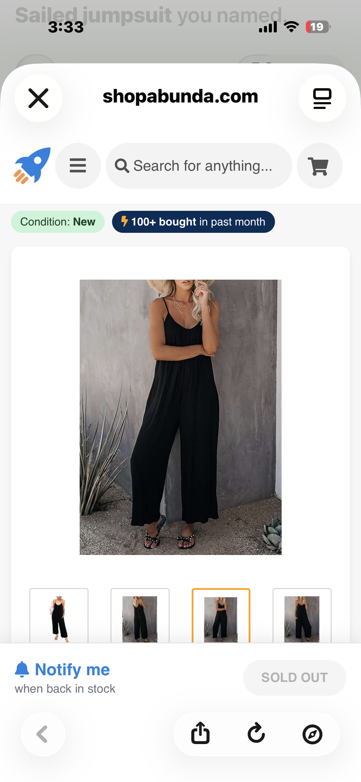 Happy Sailed Women’s Casual Jumpsuit, Loose Overalls, Summer Sleeveless,Stretchy, Wide Leg, Long Pants Romper with Pockets (Size XL)