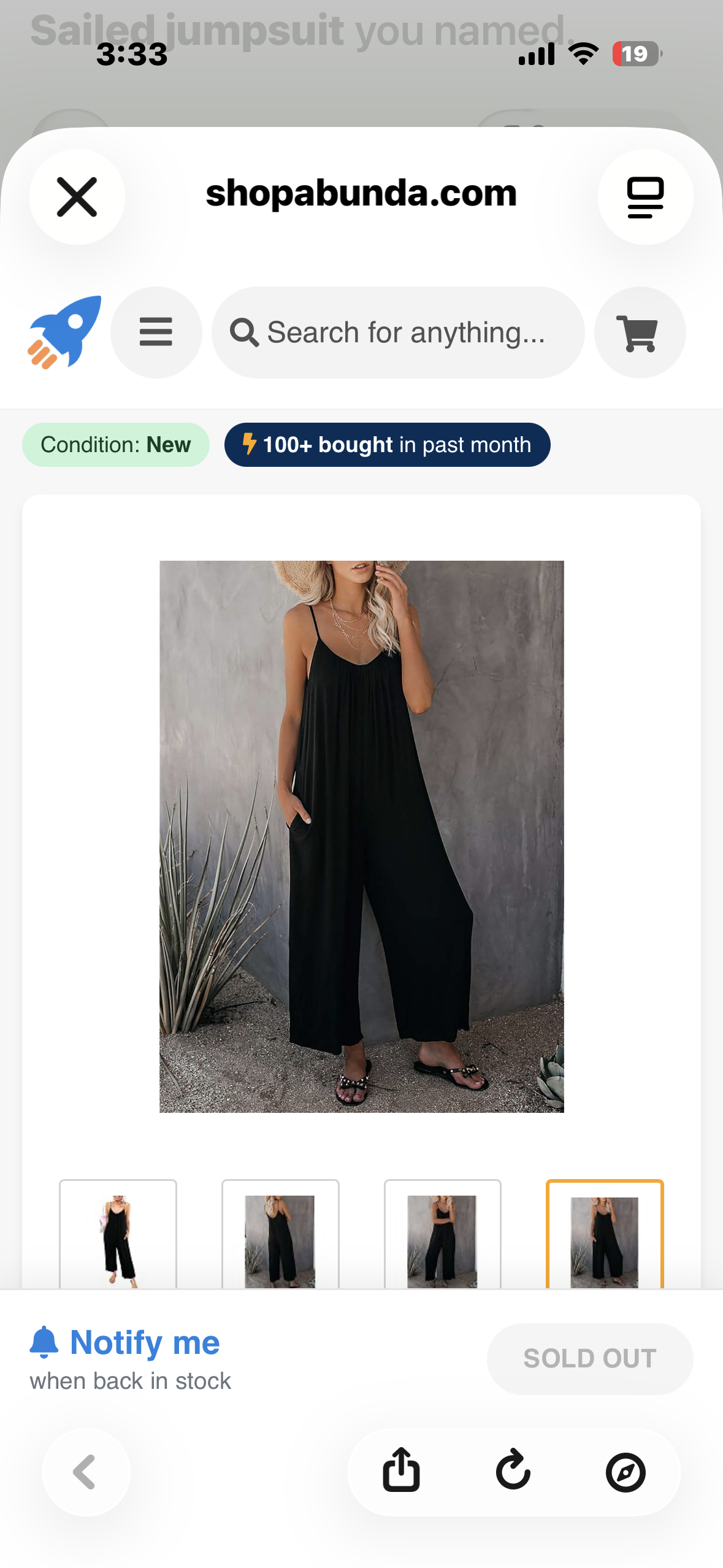 Happy Sailed Women’s Casual Jumpsuit, Loose Overalls, Summer Sleeveless,Stretchy, Wide Leg, Long Pants Romper with Pockets (Size XL)