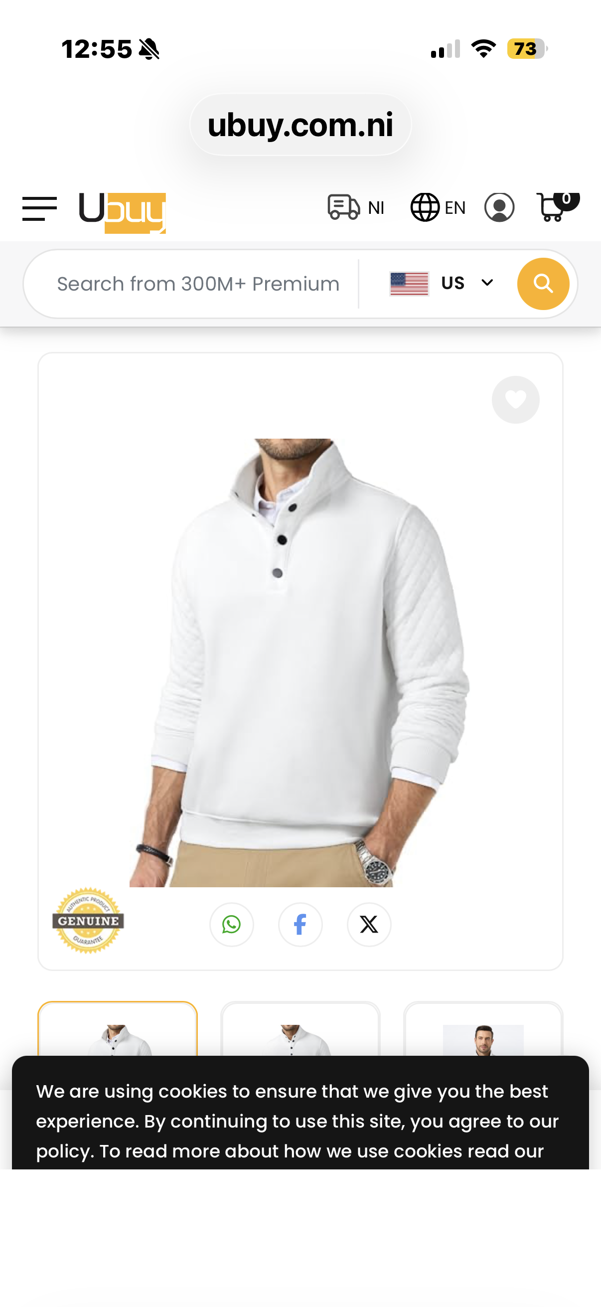 USEVER Mens Sweater Hoodies Quilted Sweatshirts Quarter Button Fit Itch-Free Knit Pullover Sweaters Long Sleeve Fall Winter (Size Small)