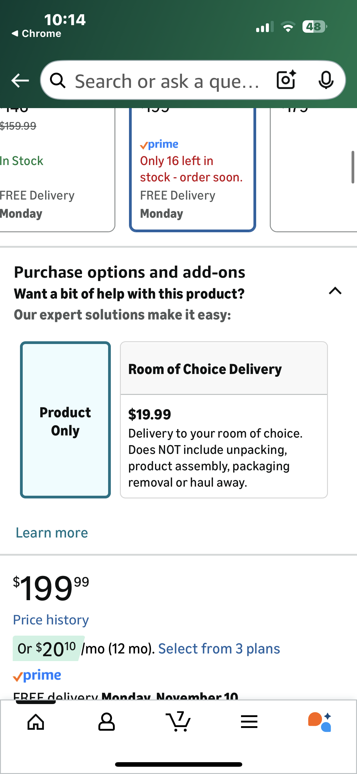 Antok Arched Full Length Floor Mirror 72"x44" Full Body Mirror with Stand, for Bedroom, Living Room, Cloakroom, Black (M423)