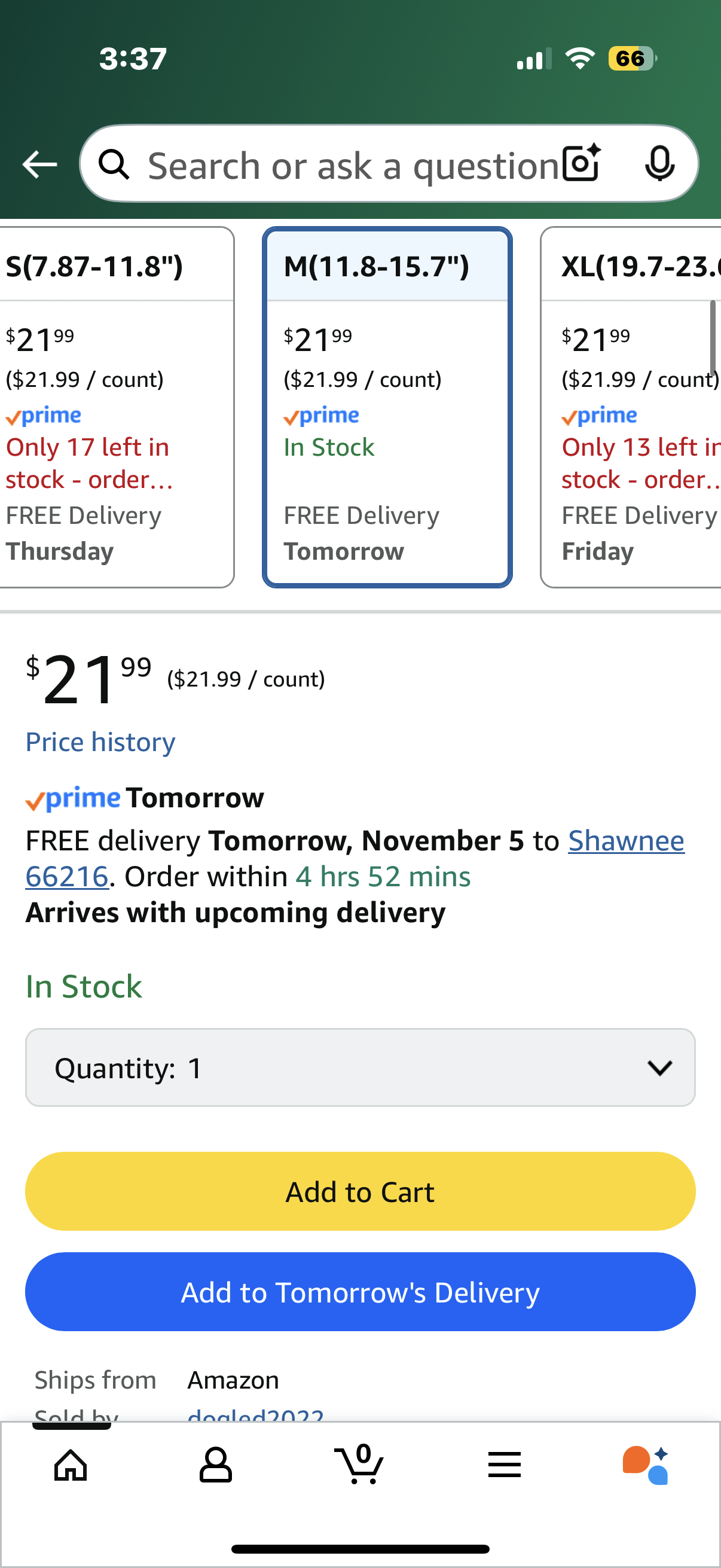 LED Dog Collar, 15 Light Modes, USB-C Rechargeable, Silicone Material, Adjustable Size, (Black, S(7.87-11.8"))