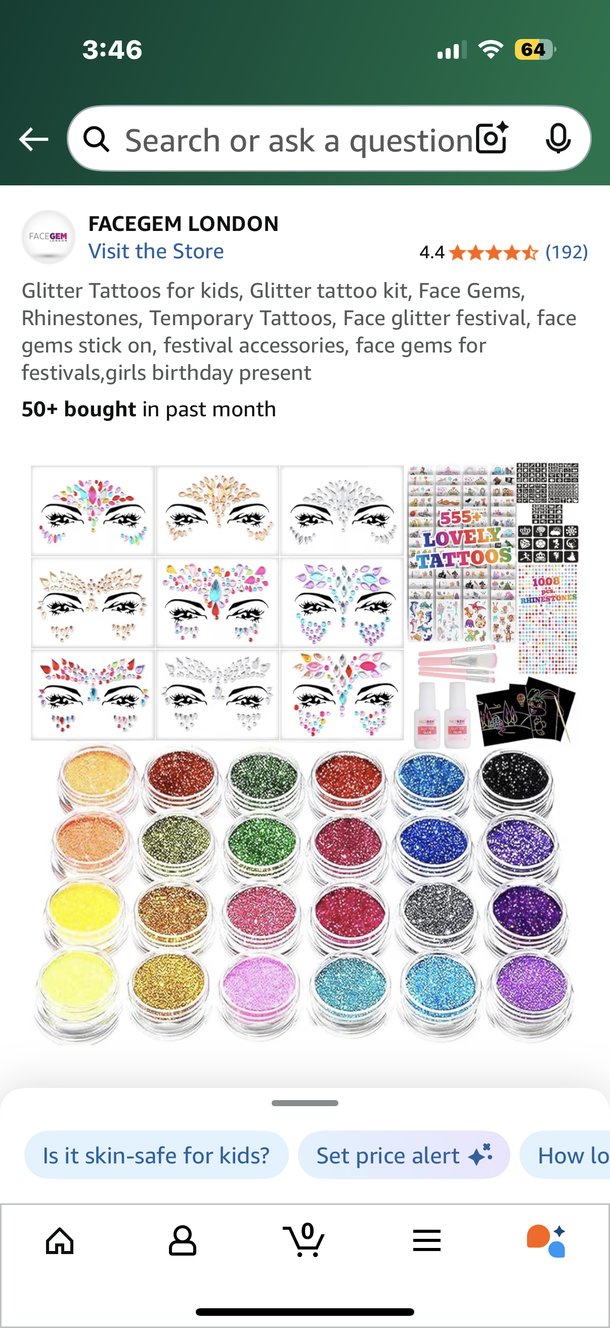 Glitter Tattoos for kids, Glitter tattoo kit, Face Gems, Rhinestones, Temporary Tattoos, Face glitter festival, face gems stick on, festival accessories, face gems for festivals,girls birthday presents
