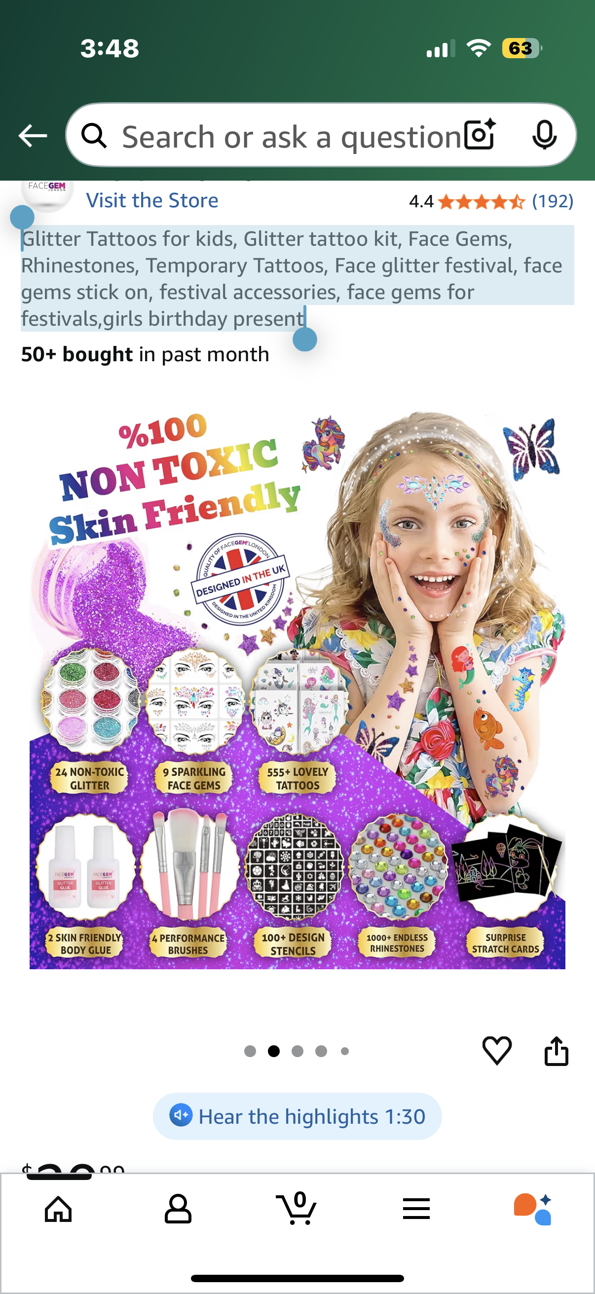 Glitter Tattoos for kids, Glitter tattoo kit, Face Gems, Rhinestones, Temporary Tattoos, Face glitter festival, face gems stick on, festival accessories, face gems for festivals,girls birthday presents