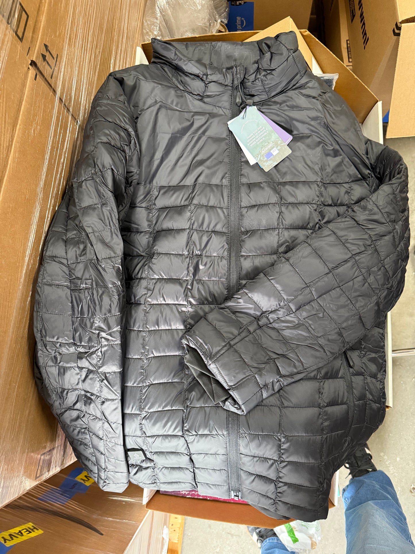 ALTMARASA Men's Heated Jacket - Heated Winter Coat for Outdoor with 7.4V Battery pack - Six Heating Zone Jacket (Size Large)