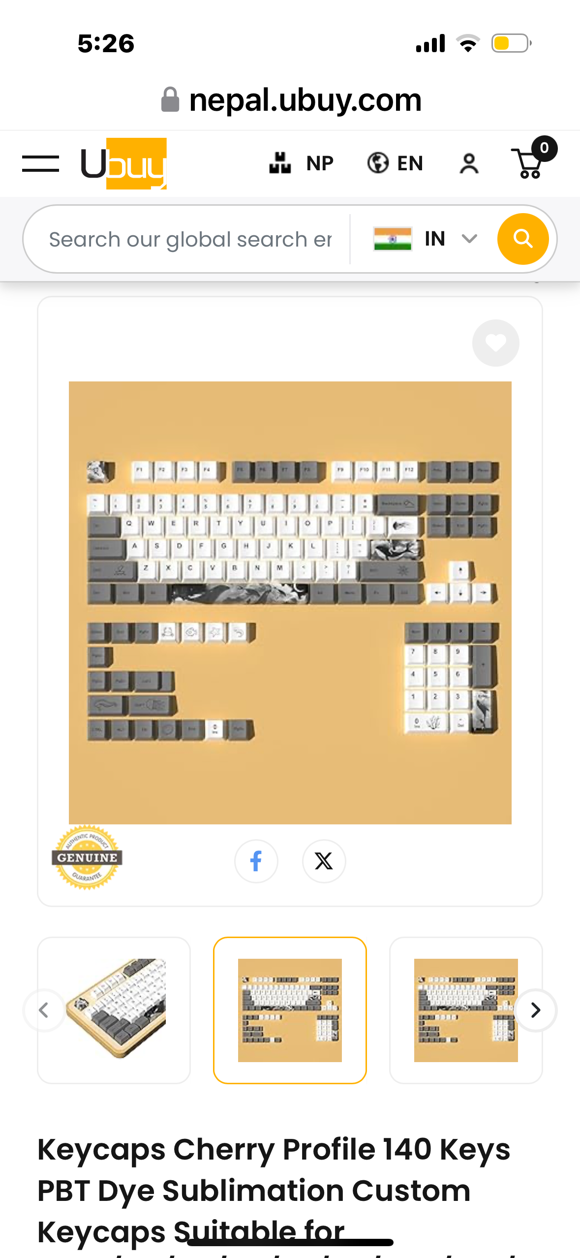 VHPUNW Keycaps Cherry Profile 140 Keys PBT Dye Sublimation Custom Keycaps Suitable for GK61/64/68/84/87/96/980/104/108 Cherry MX Switch ANSI/ISO Layout Mechanical Keyboards keycaps (English)