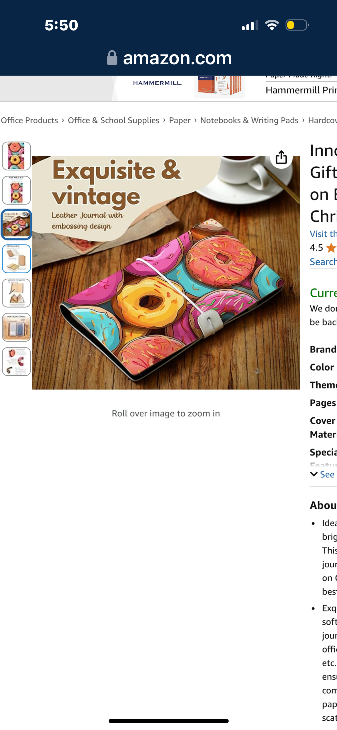 InnoBeta Donut Gifts, Gifts for Donut Lovers on Birthday and Christmas - Donut