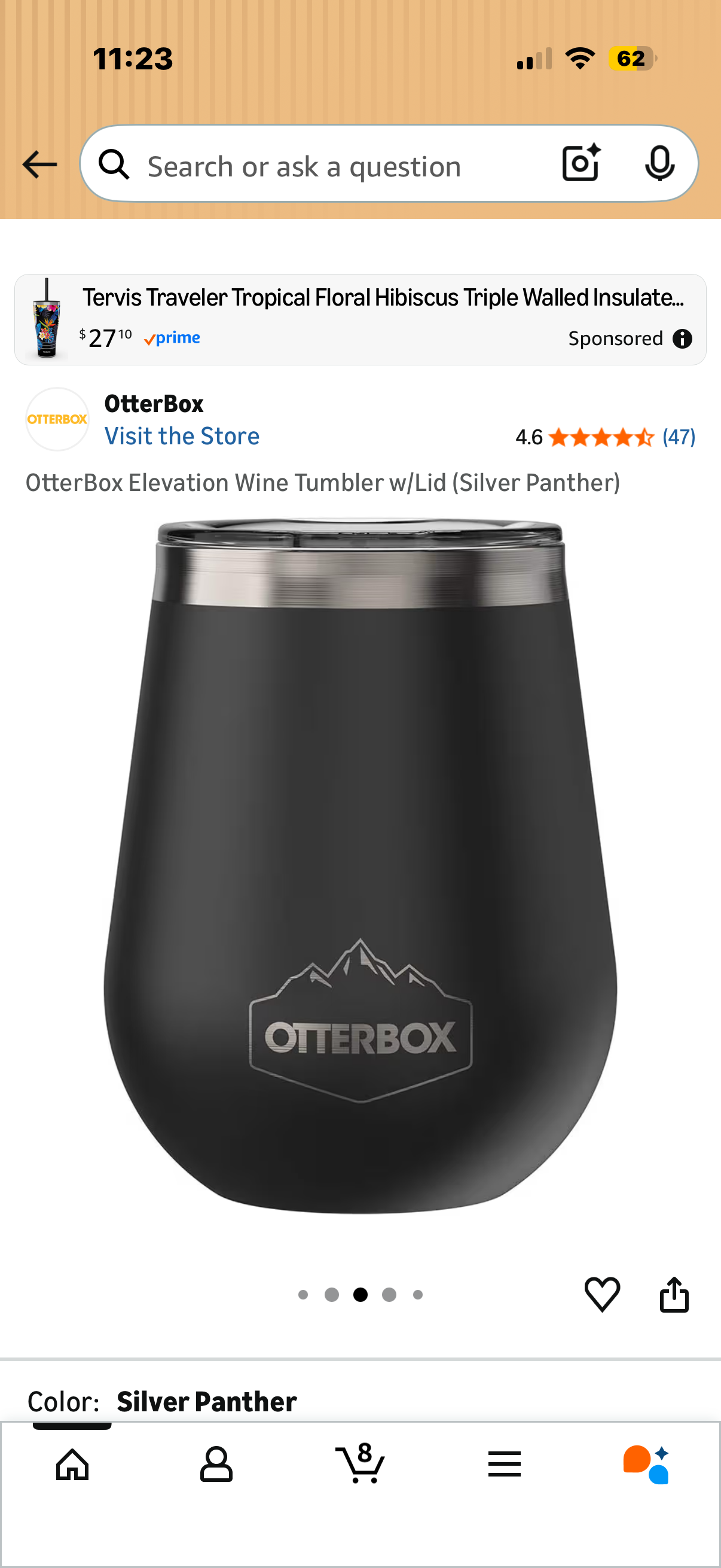 OtterBox Elevation Wine Tumbler w/Lid