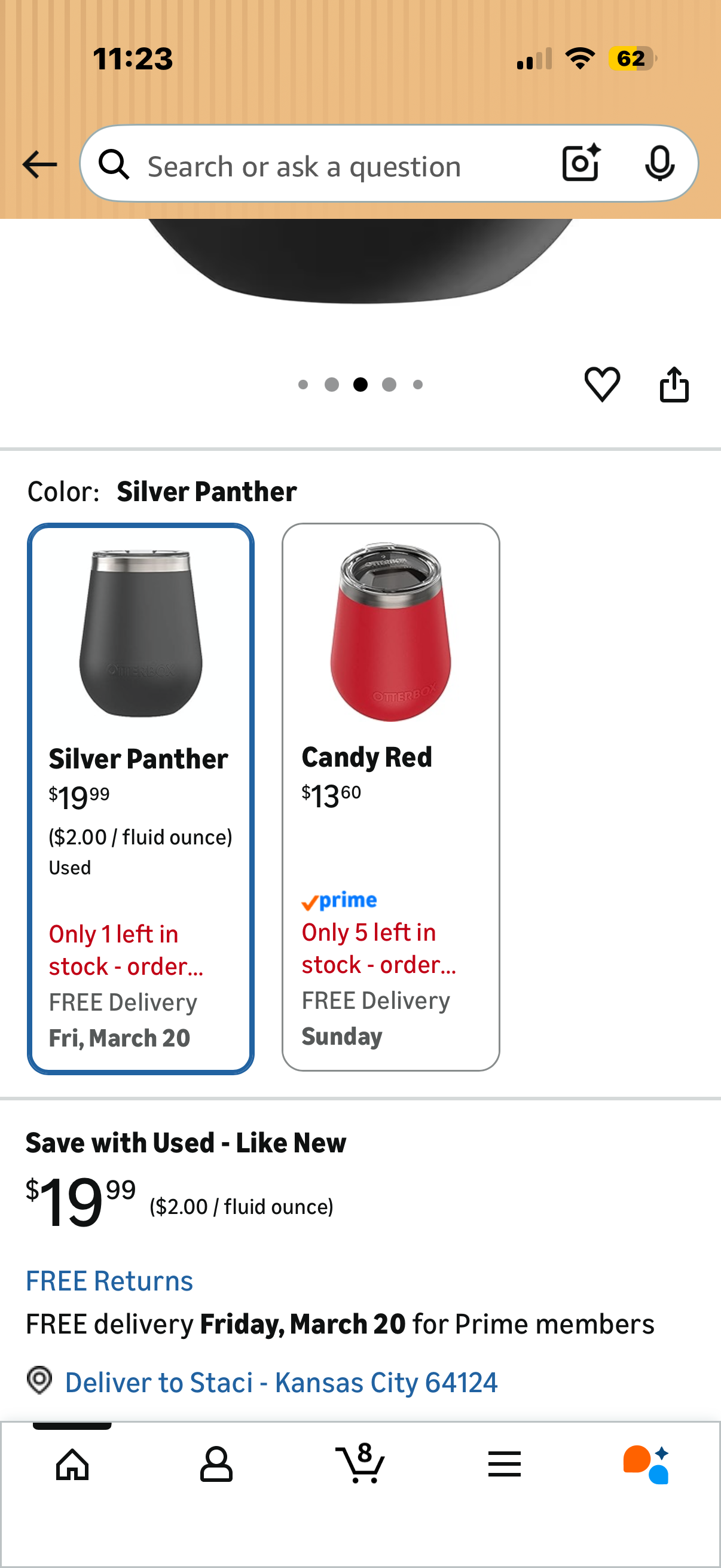 OtterBox Elevation Wine Tumbler w/Lid