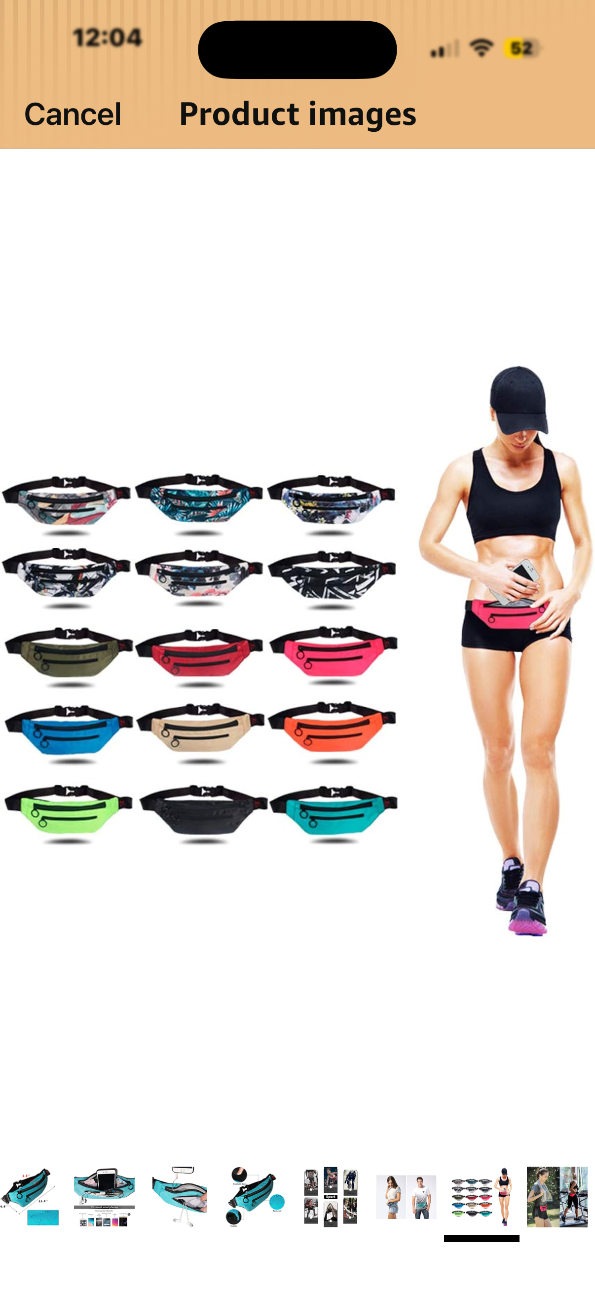 PLAYKING Fanny Pack Waist Bag For Men Women Soft Polyester Lightweight With Phone Hole And Adjustable Strap For Outdoor Running Traveling