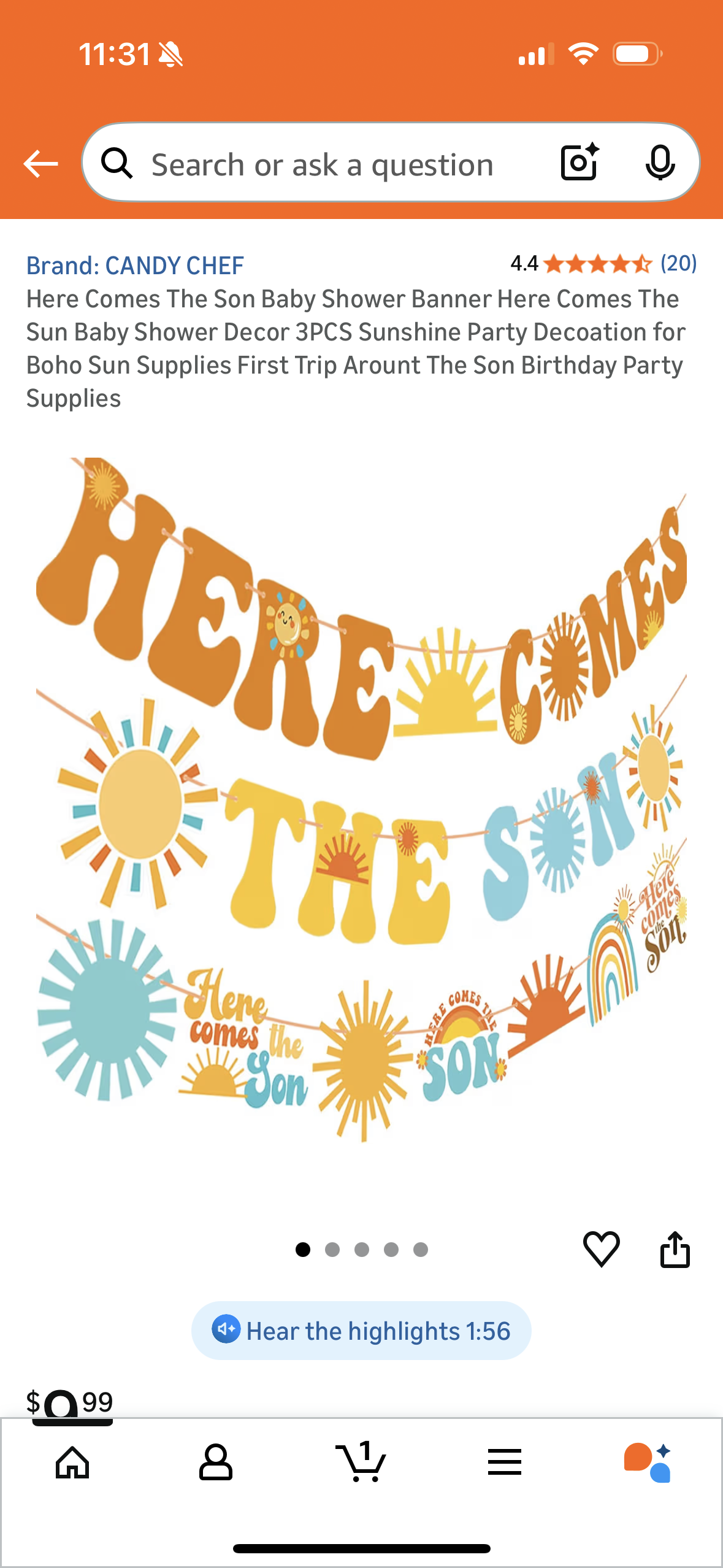 Here Comes The Son Baby Shower Banner Here Comes The Sun Baby Shower Decor 3PCS Sunshine Party Decoation for Boho Sun Supplies First Trip Arount The Son Birthday Party Supplies
