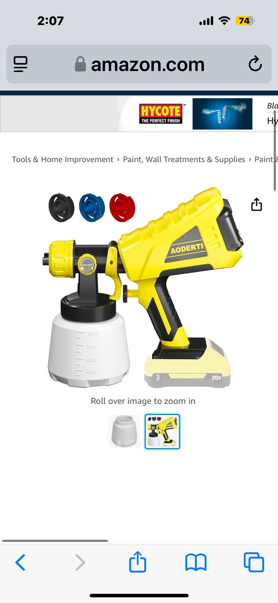Spray Bottle Replacement for Paint Sprayer - AODERTI Spray Cans