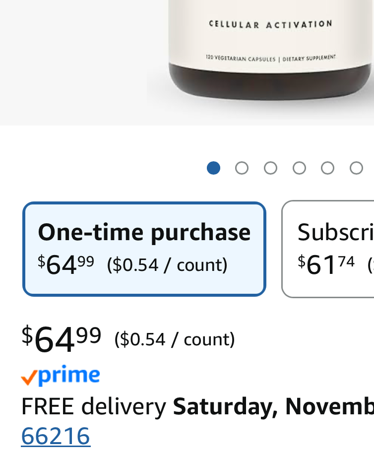 The Wellness Company Elevated Energy | 120 Capsules (2 Month Supply) | Natural Energy Booster with Herbal