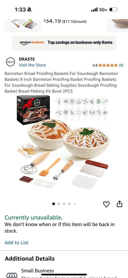 Banneton Bread Proofing Baskets For Sourdough Banneton Baskets 9 Inch Banneton Proofing Basket Proofing Baskets For Sourdough Bread Baking Supplies Sourdough Proofing Basket Bread Making Kit Bowl 2PCS