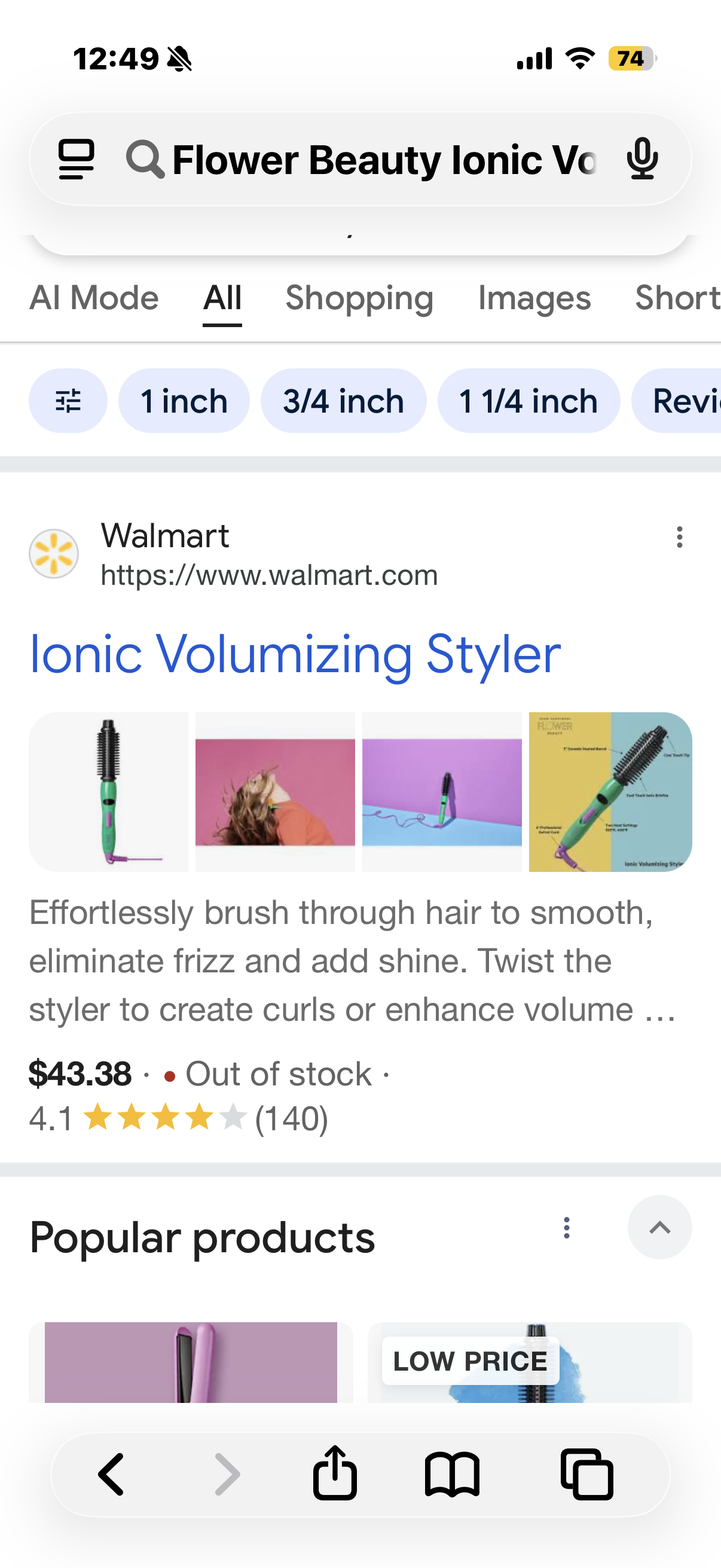 Ionic Volumizing Styler