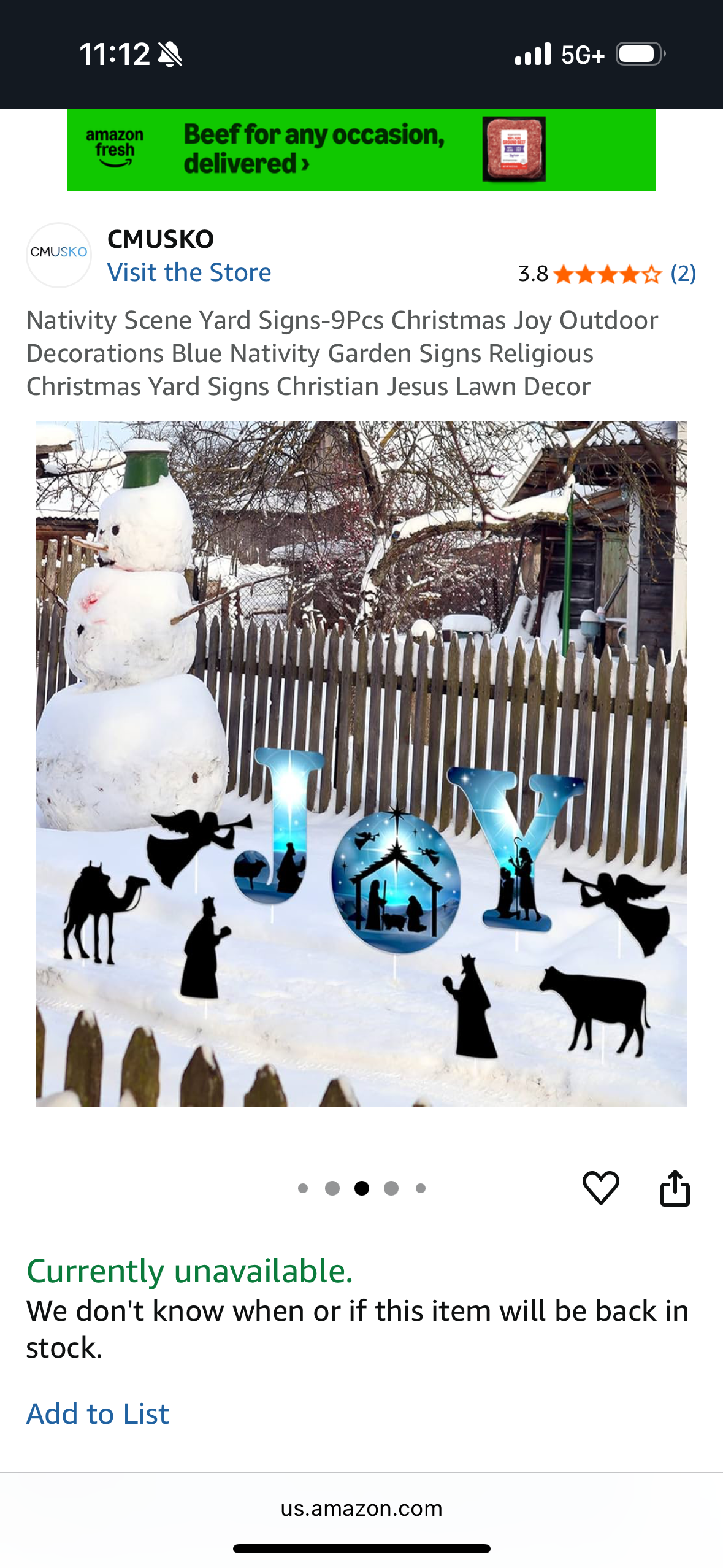 Nativity Scene Yard Signs-9Pcs Christmas Joy Outdoor Decorations Blue Nativity Garden Signs Religious Christmas Yard Signs Christian Jesus Lawn Decor