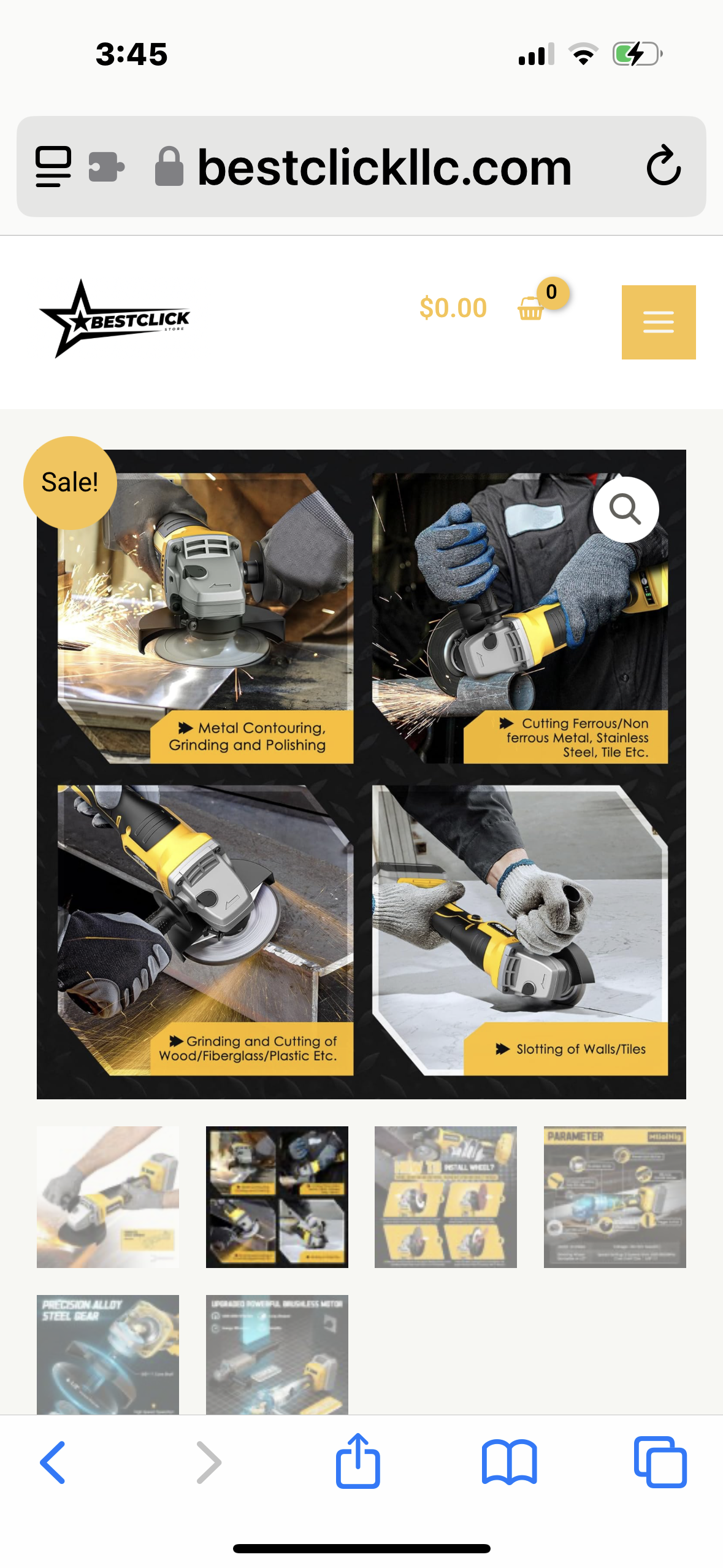 MtiolHig Cordless Angle Grinder