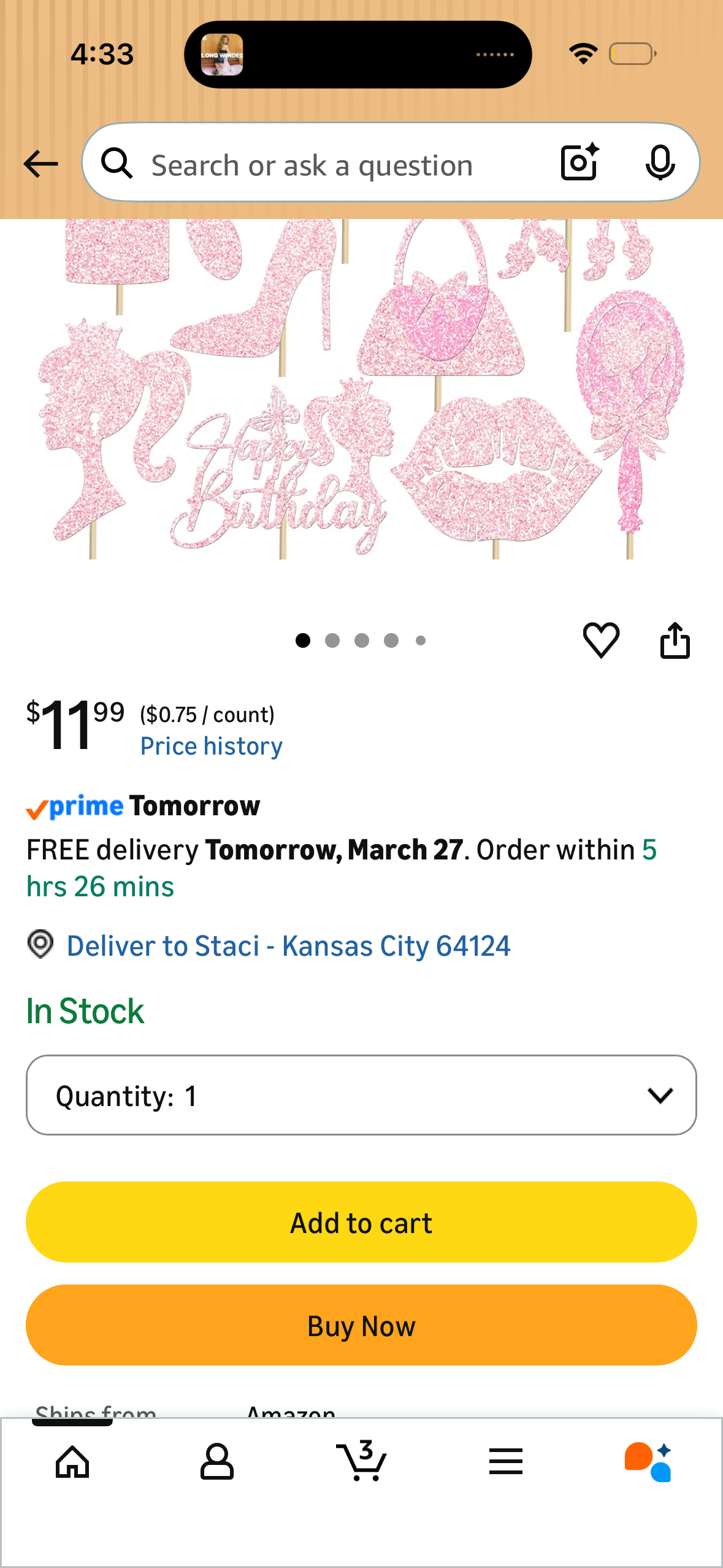 16Pcs Hot Pink Girl Party Centerpiece Sticks Pink Birthday Party Decorations Glitter Princess Party Table Centerpieces for Pink Girl Theme Birthday Party Bachelorette Party Bridal Shower Supplies