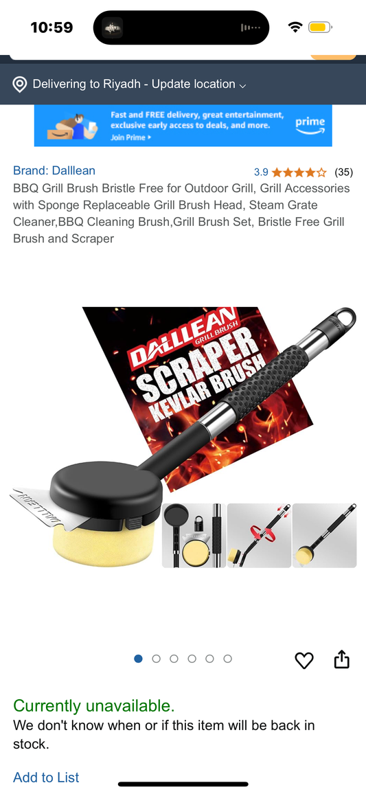 BBQ Grill Brush Bristle Free for Outdoor Grill, Grill Accessories with Sponge Replaceable Grill Brush Head, Steam Grate Cleaner,BBQ Cleaning Brush,Grill Brush Set, Bristle Free Grill Brush and Scraper