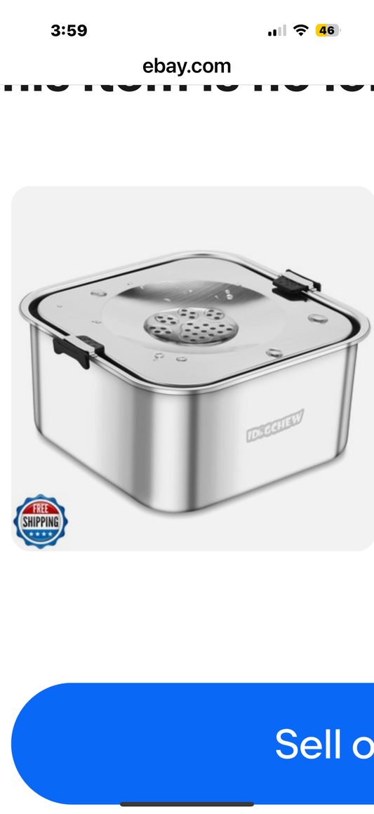 IDOGCHEW No Spill Water Bowl for Dogs 3L 101oz, Spill Proof Dog Water Bowl Stainless Steel for Large Medium Dogs, No Splash Dog Water Bowl with Non Slip Base