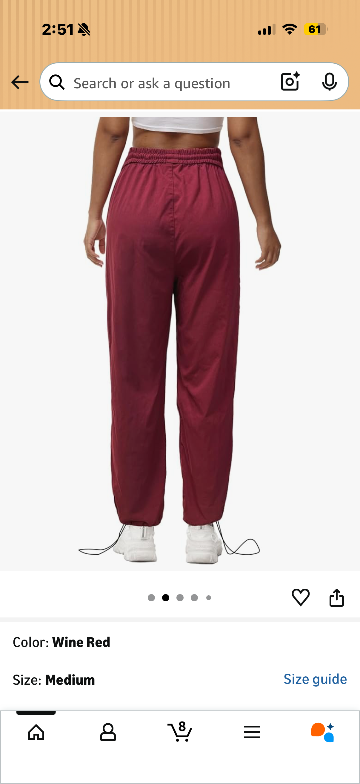 NASKY High Waisted Cargo Pants for Women Combat Military Trousers Featuring Wide Legs with 6 Pockets，Casual and Comfort (Size Medium)