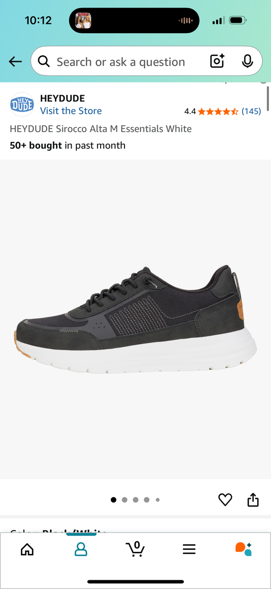 HEYDUDE Men's Sirocco Alta M Essentials White (Size 11)