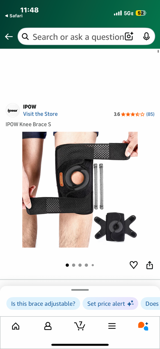 IPOW Knee Brace (Size Medium and Large)