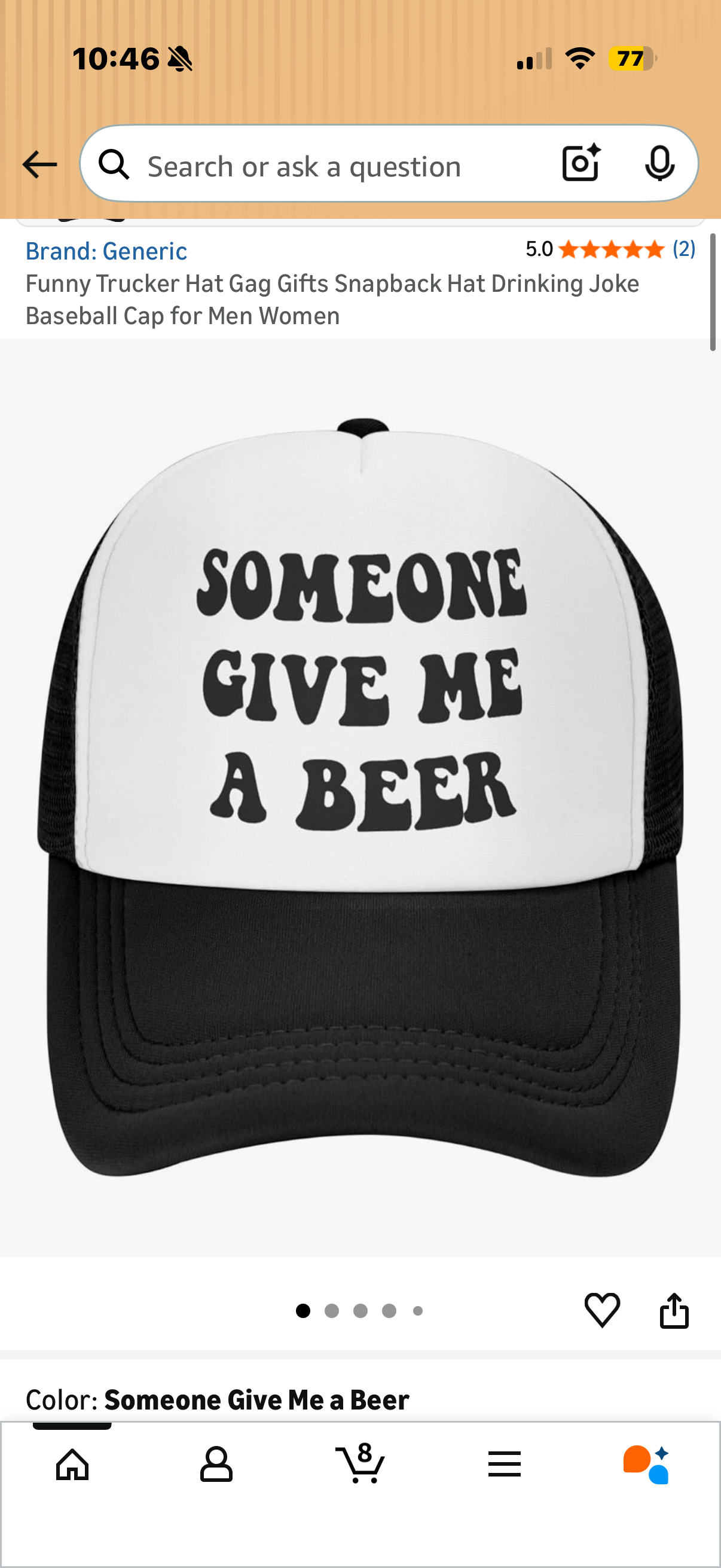 Funny Trucker Hat Gag Gifts Snapback Hat Drinking Joke Baseball Cap for Men Women