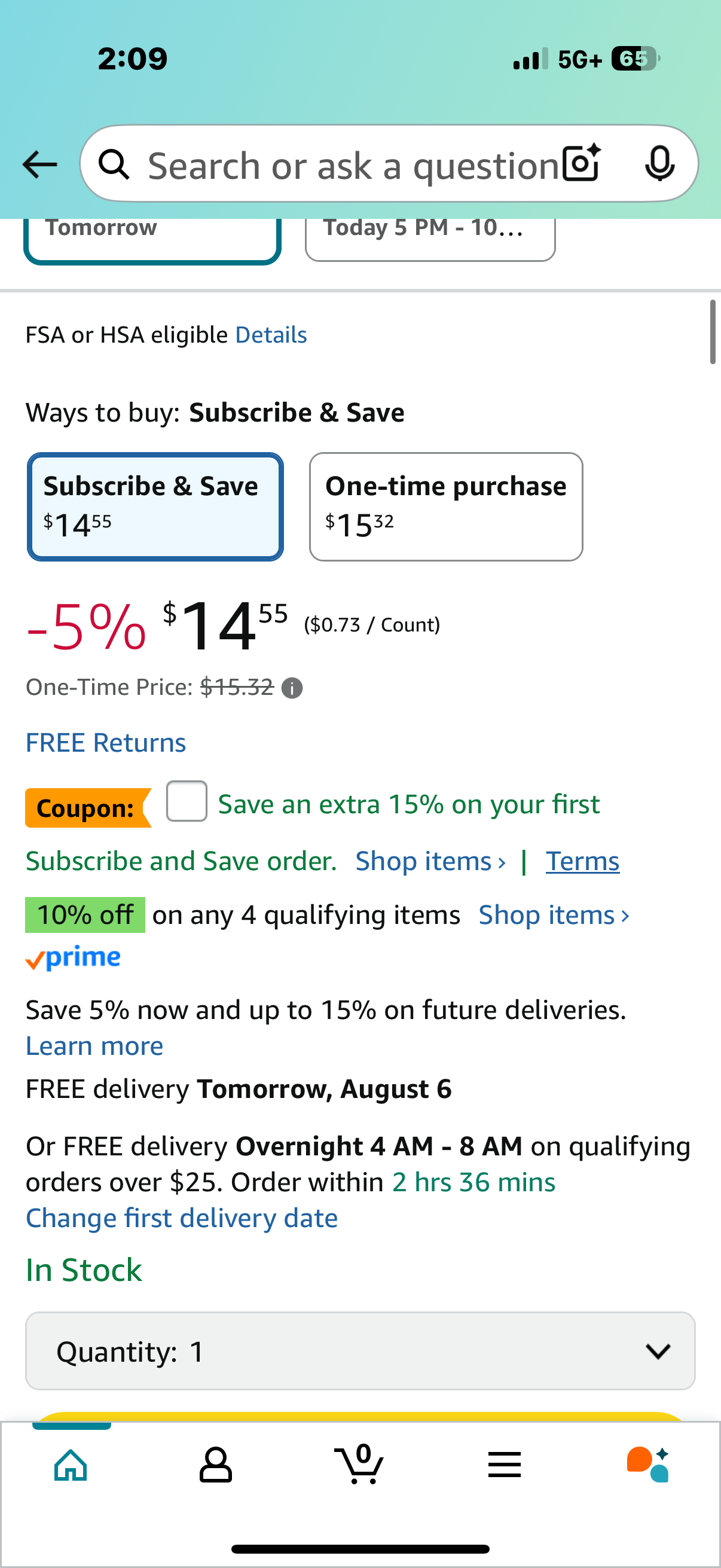Amazon Basics Incontinence Underwear for Women, Protective, Disposable, Postpartum, Maximum Absorbency, Medium, Lavender, 20 Count