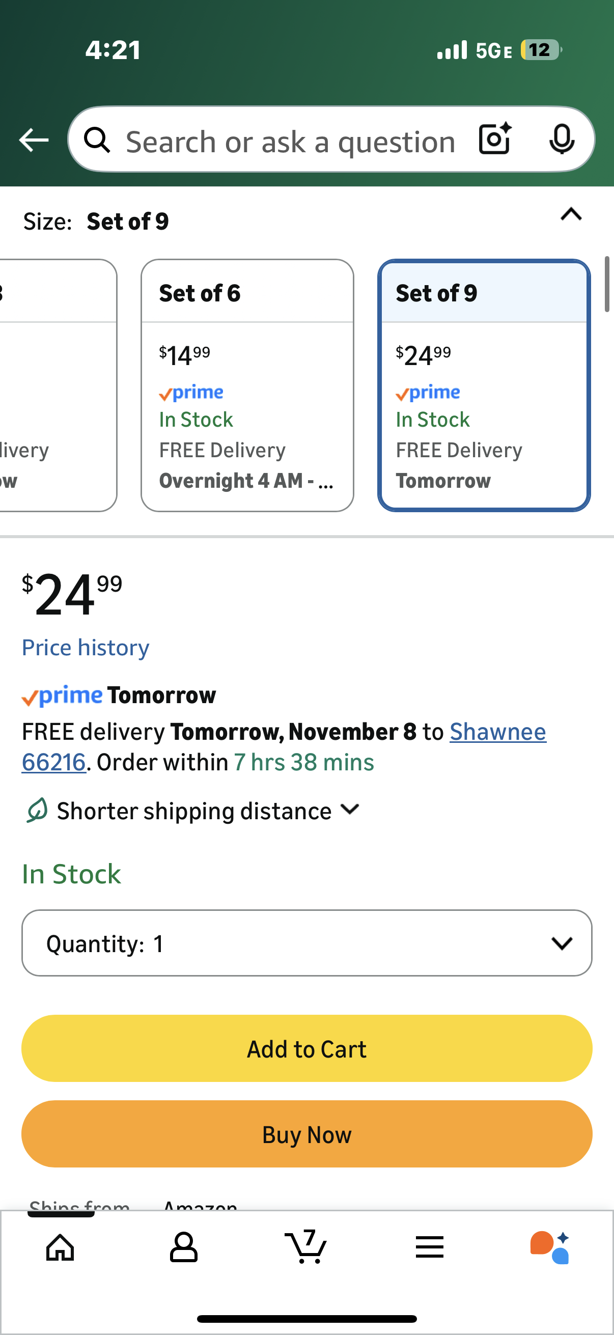 9-Piece with Holder, Apartment Essentials Wood Spatula Spoon Nonstick Kitchen Utensil Set Premium Quality Housewarming Gifts for Everyday Use look