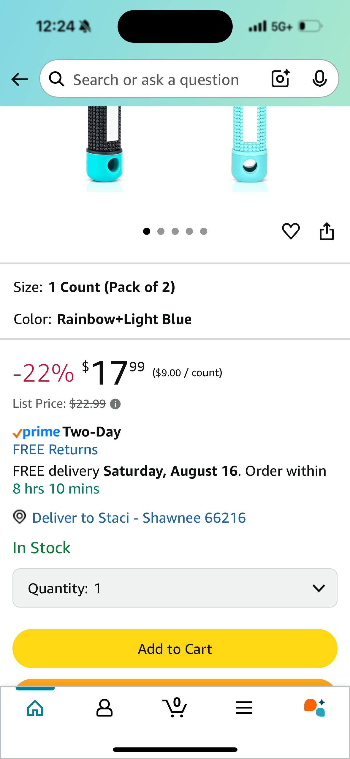 Wet Hair Detangling Brush for Blow Drying，Hair Detangler Brush for Women and Kids ，Boar Bristle Hair Brushes 2 PACK (RAINBOW+LIGHT BLUE)