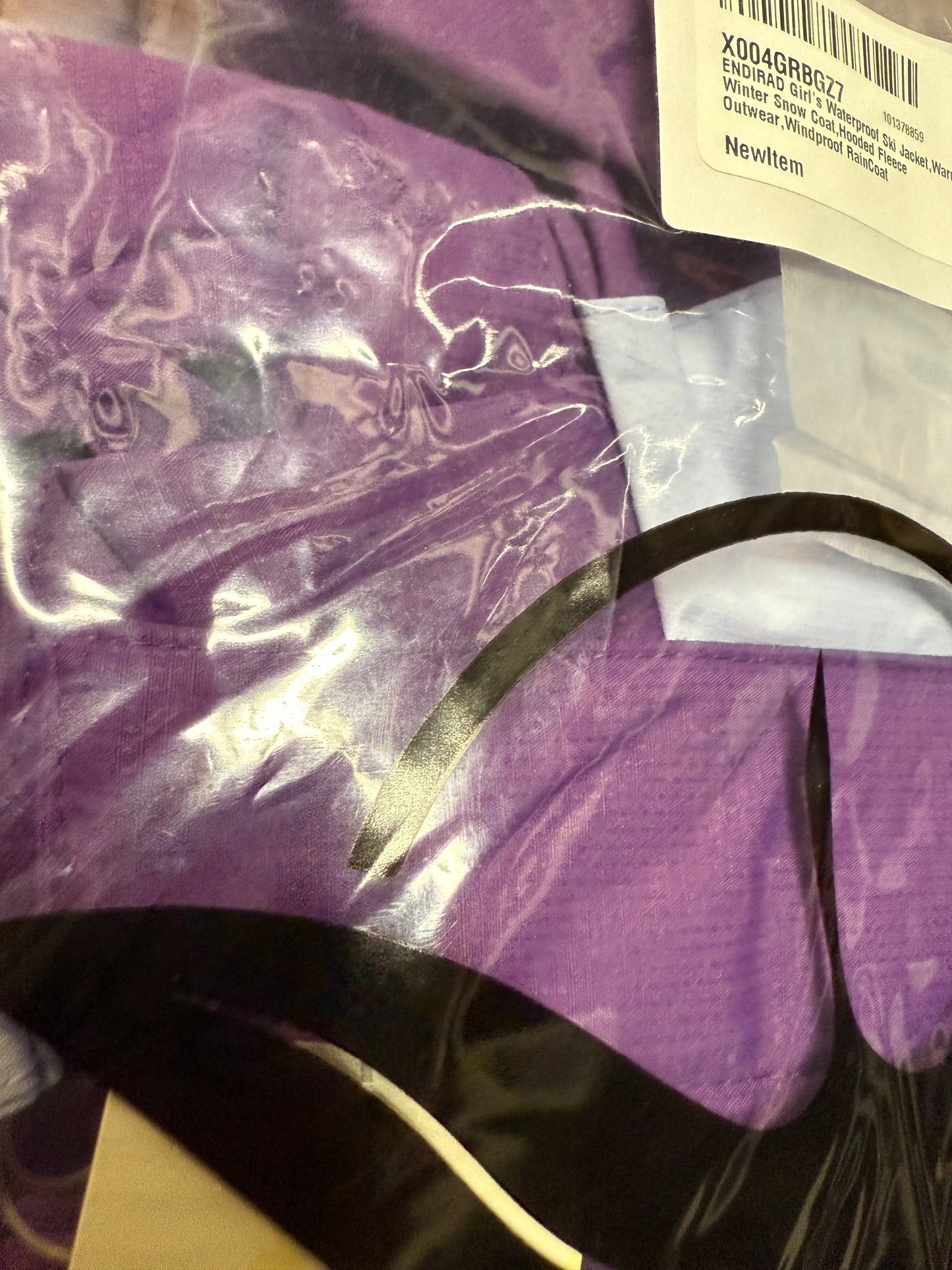 ENDIRAD Girls Waterproof Winter Snow Coat, Kids Ski Snow Jacket for Girls, Warm Fleece Lined Winter Jacket with Hood (Size 5-6)