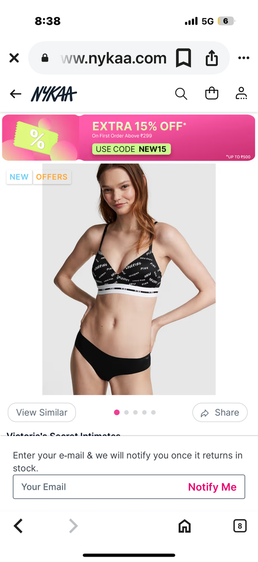 Victoria’s Secret PINK bra 32 DD
