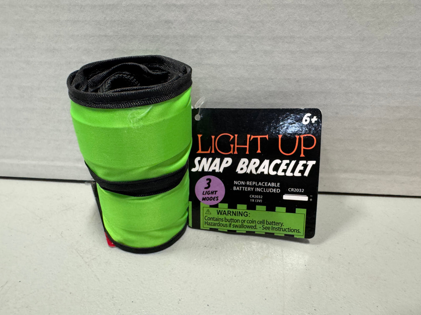 ‼️2 for $3‼️ Light Up Snap Bracelets, 3 Light Modes, Visibility Safety Gear for Halloween, Outdoors, Concerts, Camping