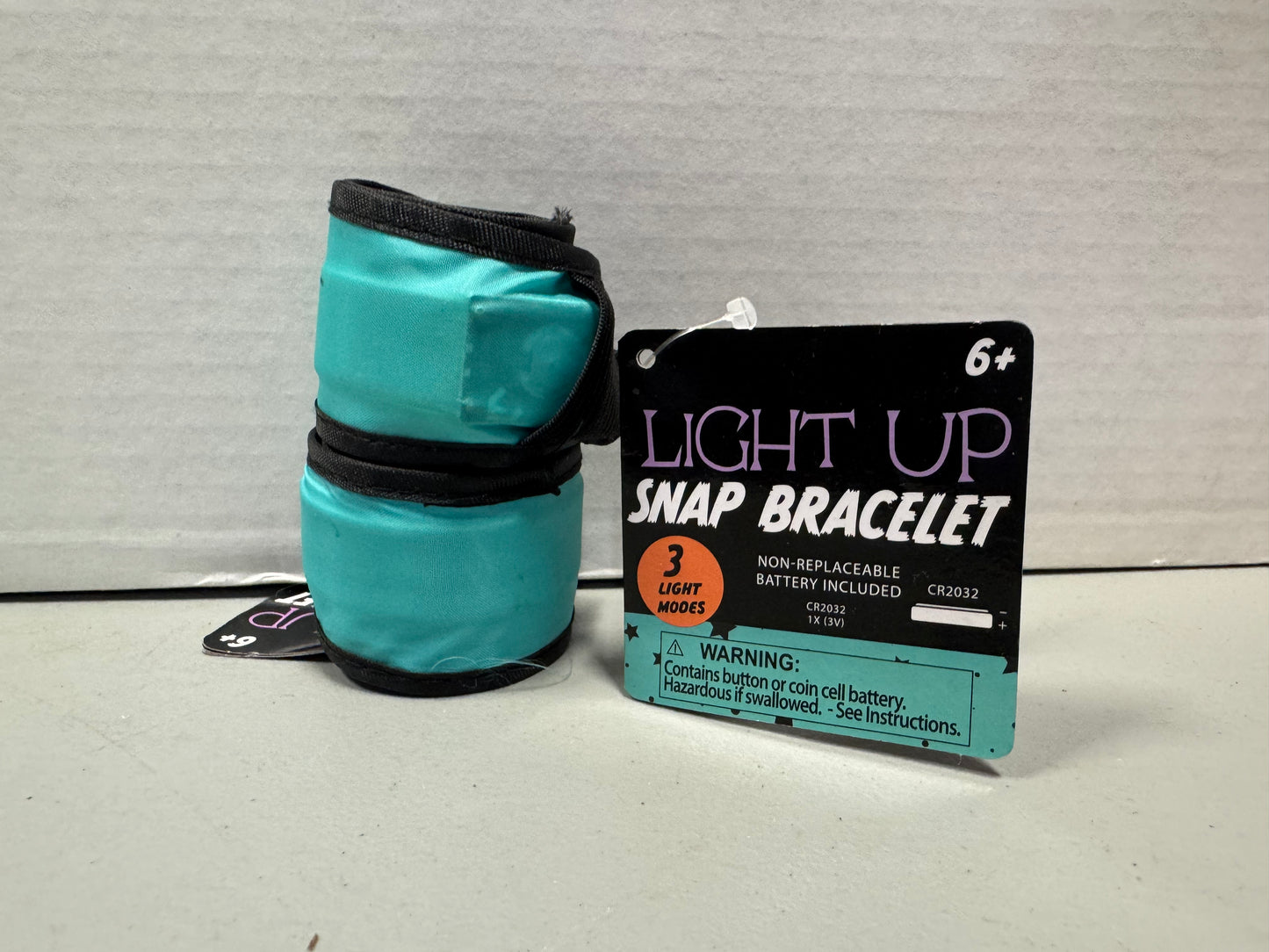 ‼️2 for $3‼️ Light Up Snap Bracelets, 3 Light Modes, Visibility Safety Gear for Halloween, Outdoors, Concerts, Camping