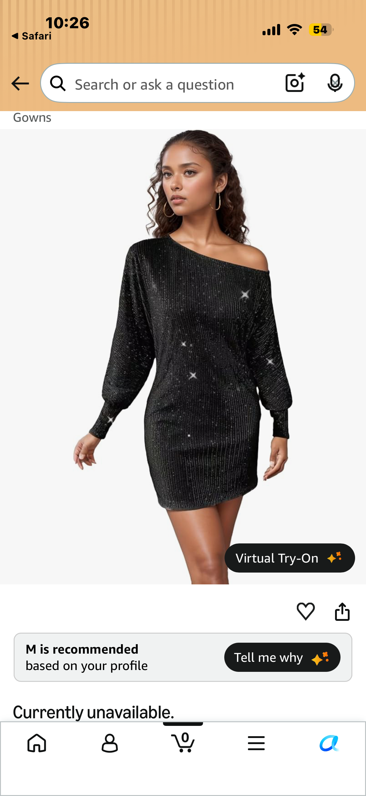 Sequin Dress for Women Sparkly Homecoming Dresses One Shoulder Party Glitter Mini Dresses for Prom Cocktail Gowns (Size Small)