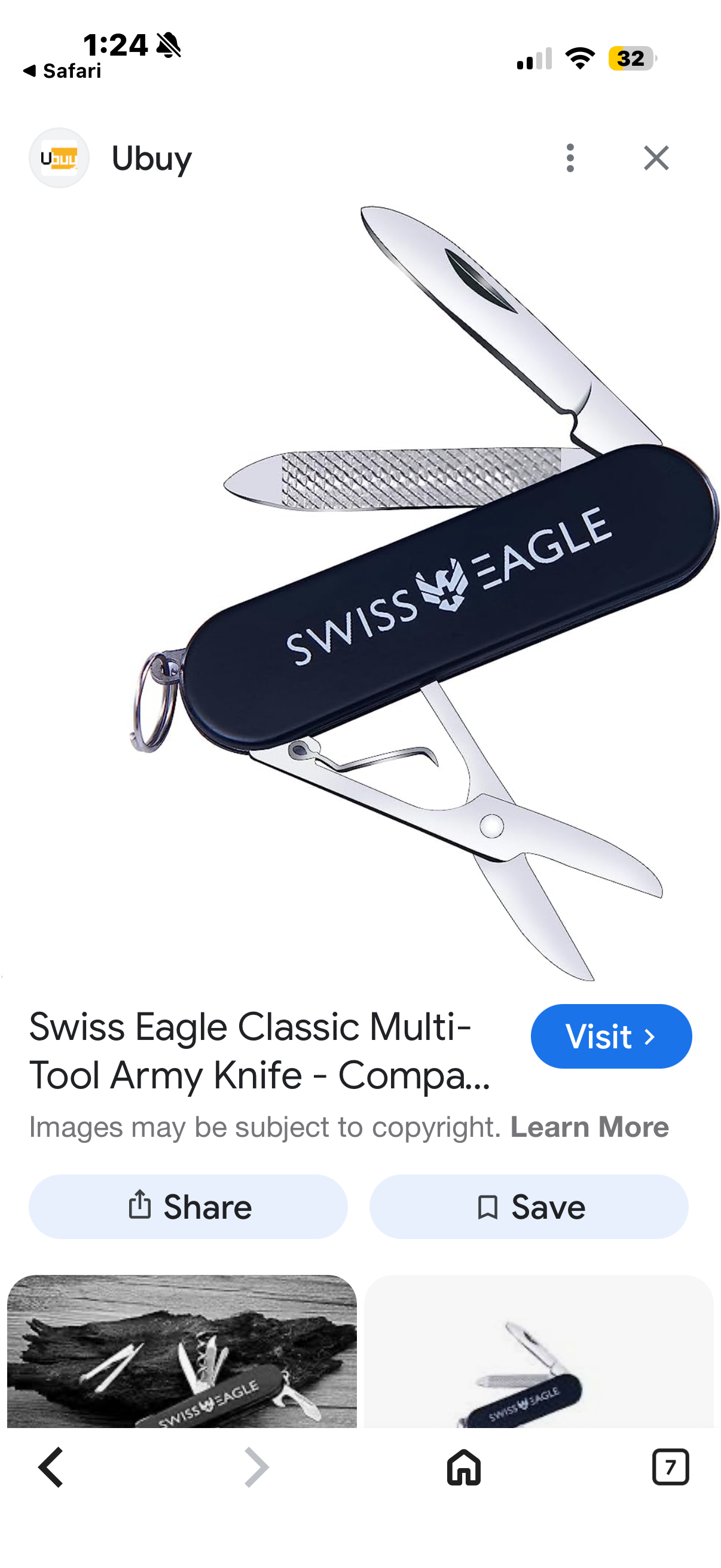 ‼️2 for 1‼️ Swiss Eagle Classic Multi Tool Pocket Knife - Compact - Tools In Your Pocket loop