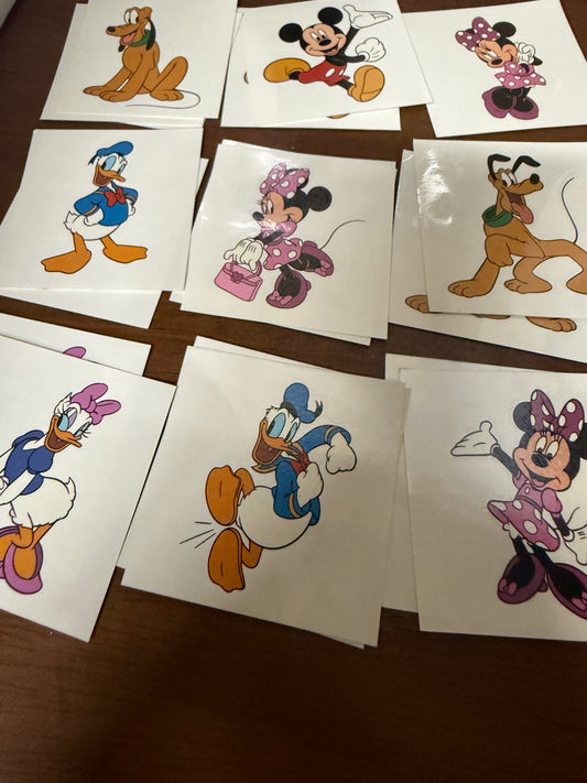 34 pc Disney Temporary Tattoos