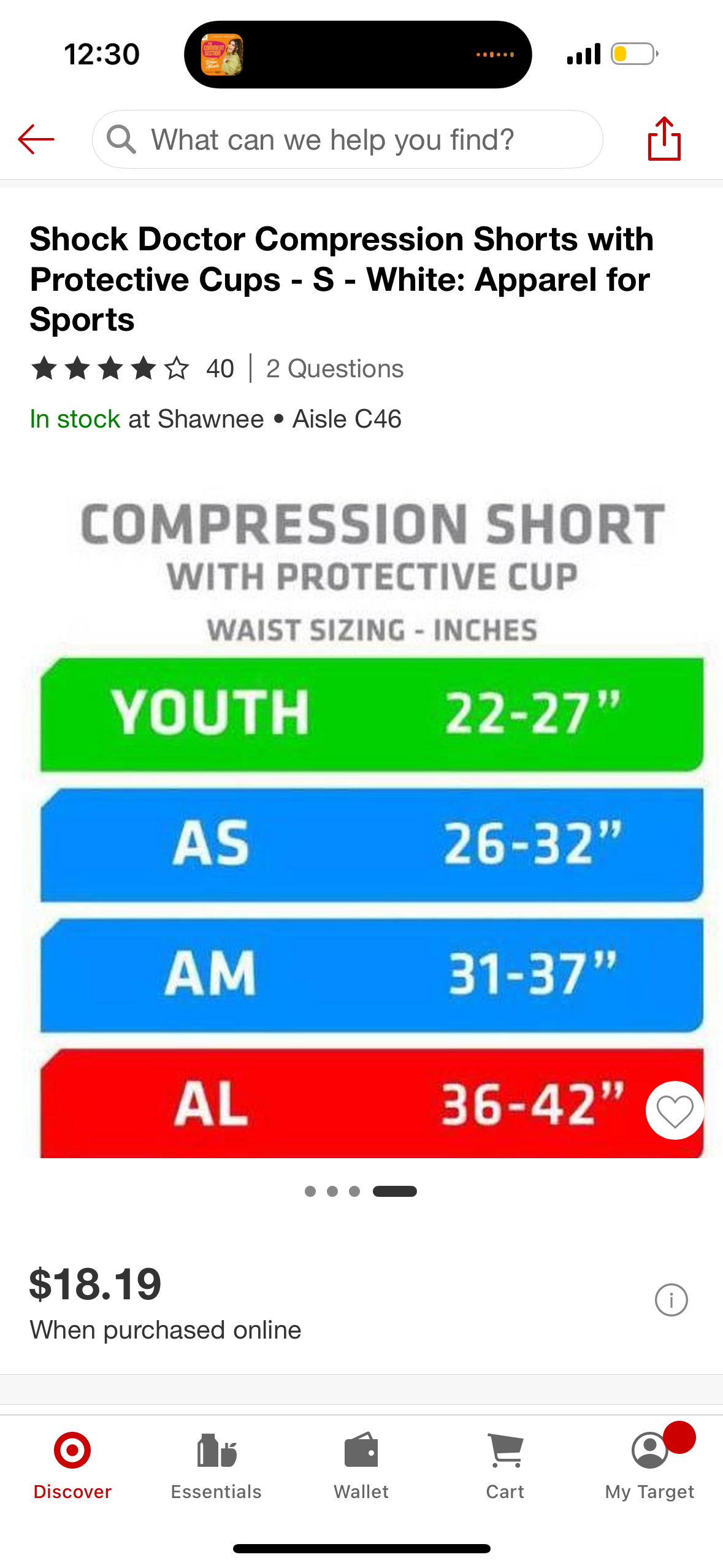 Shock Doctor Compression Shorts with Protective Cups - S - White: Apparel for Sports