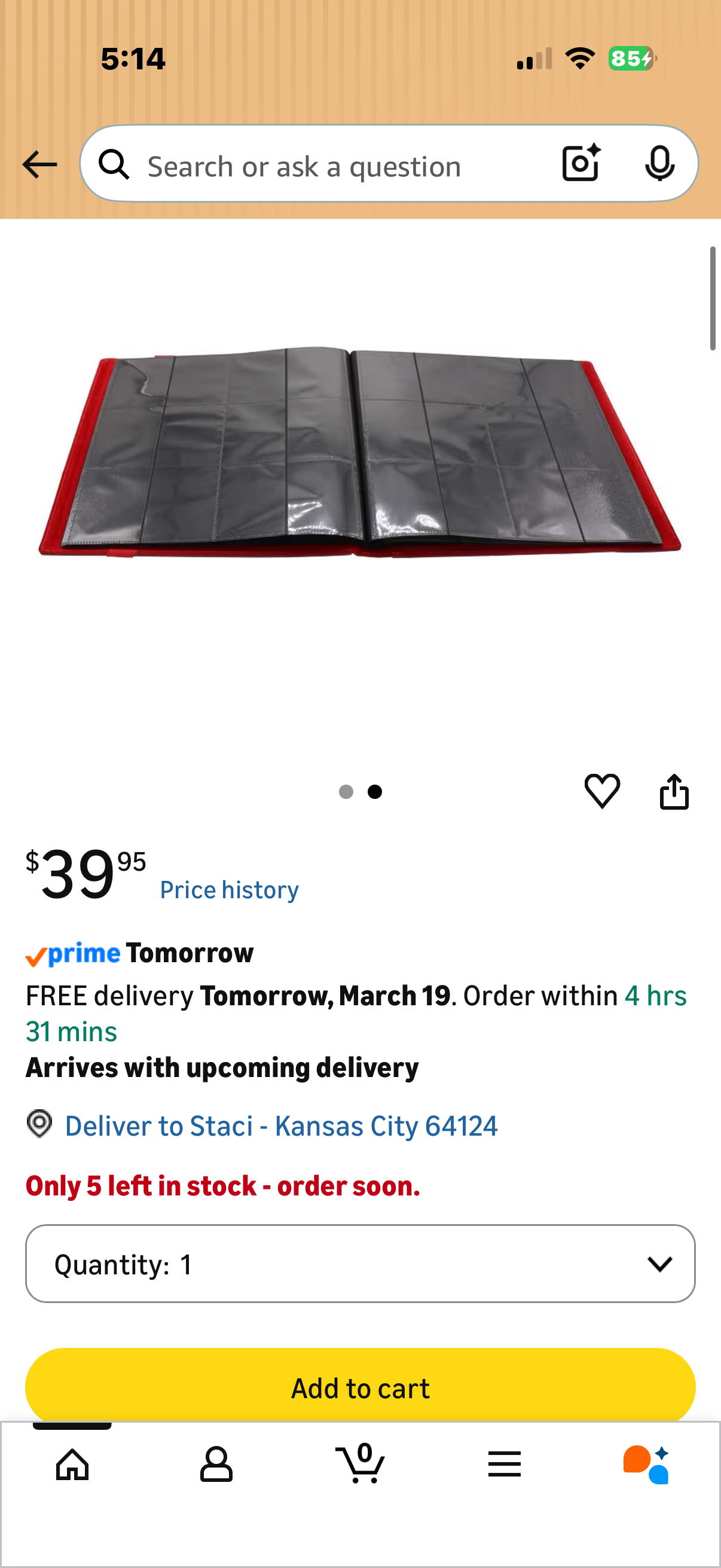 Binder: Dex 12-Pocket Black Amazon's Choice
