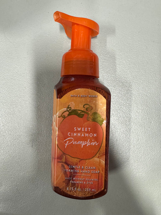 Bath and Body Works Foaming Hang Soap - Sweet Cinnamon Pumpkin
