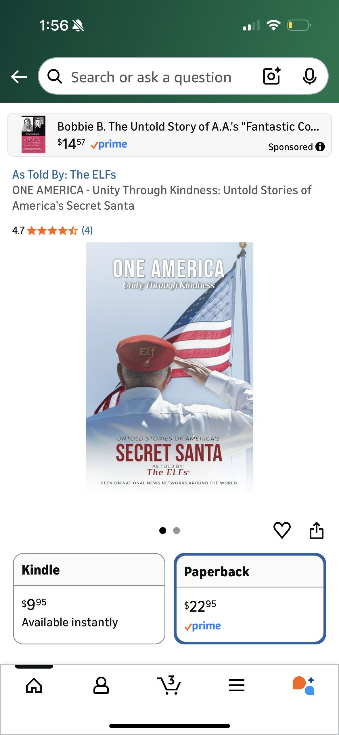 ONE AMERICA - Unity Through Kindness: Untold Stories of America's Secret Santa