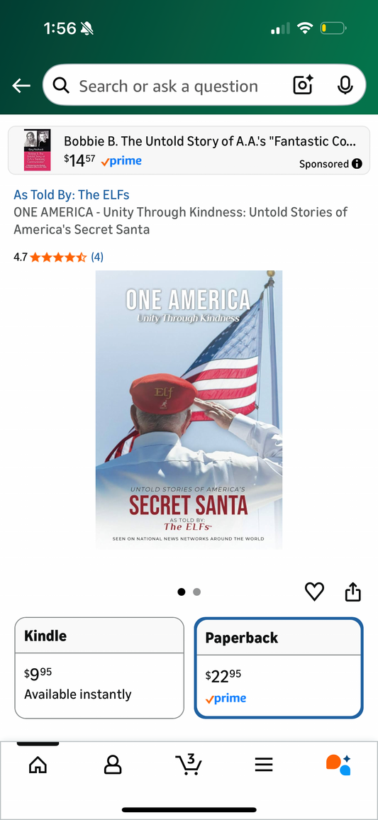 ONE AMERICA - Unity Through Kindness: Untold Stories of America's Secret Santa