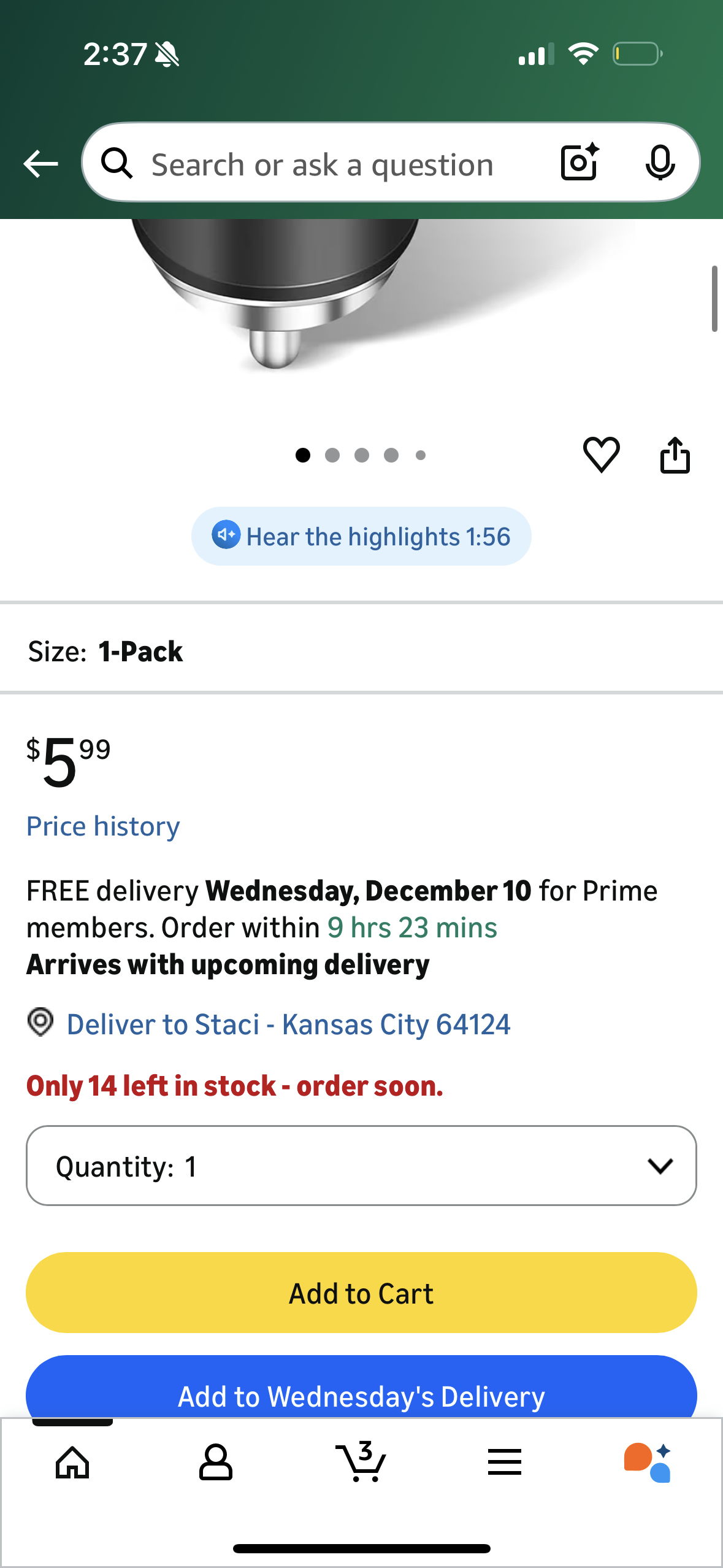 60W Car Charger USB C Fast Charge